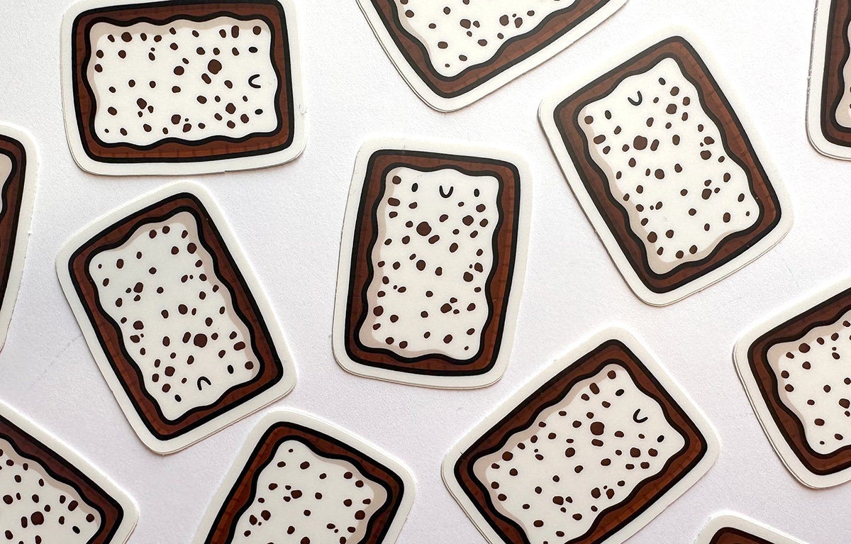 Toaster Pastry Mini Sticker (Cookies & Cream)