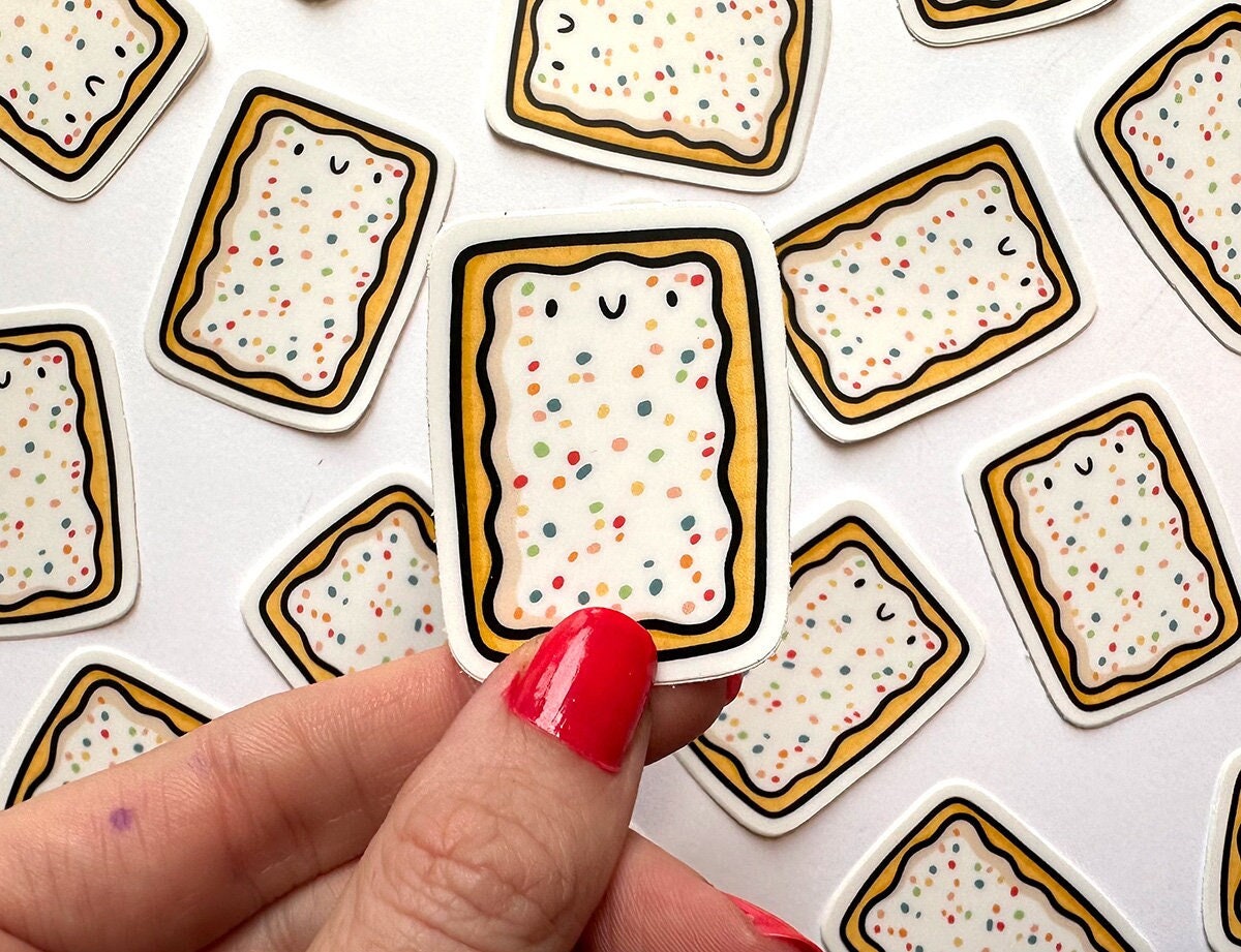 Toaster Pastry Mini Sticker (Blueberry)