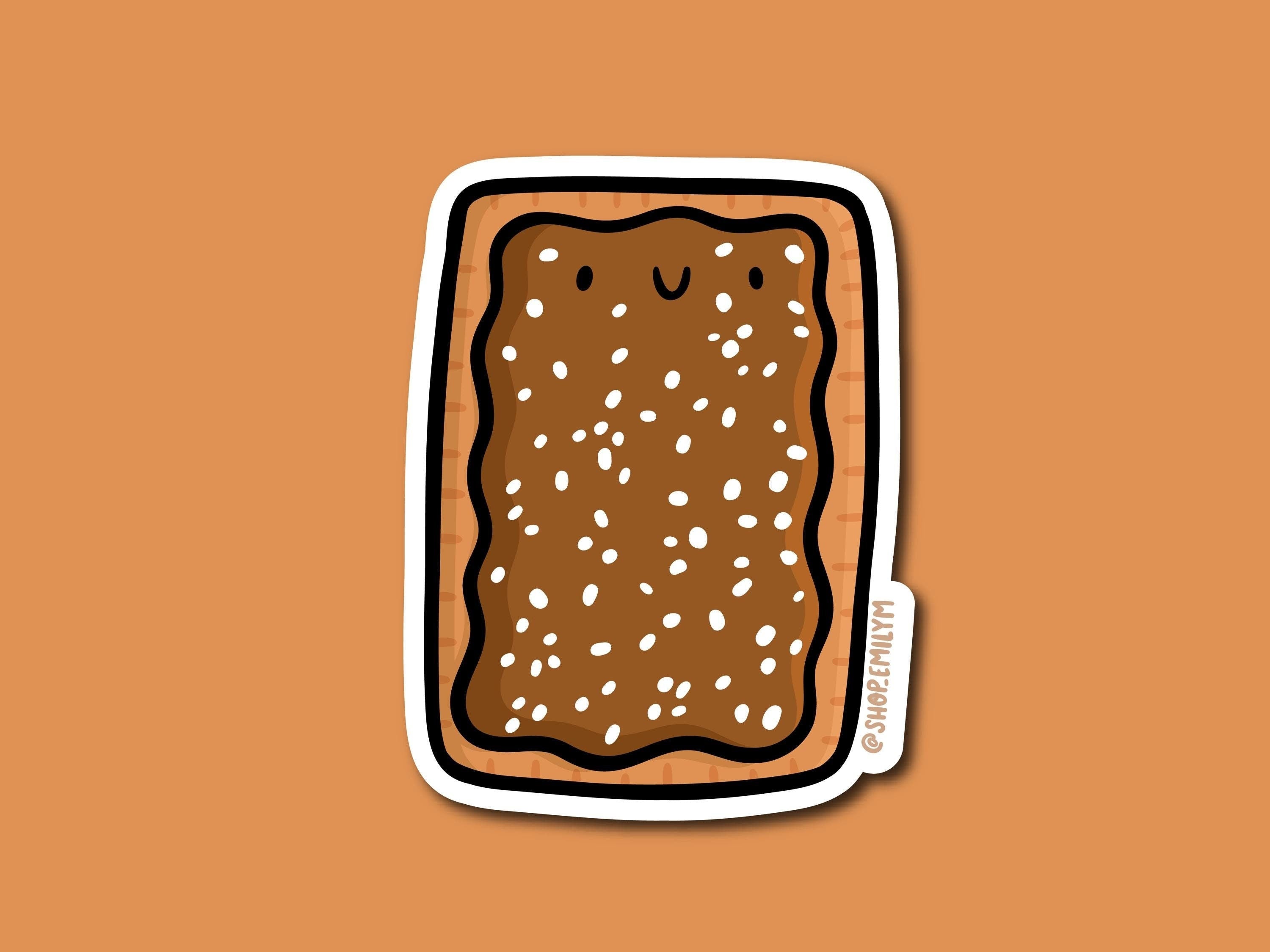 Toaster Pastry Sticker (Fudge)