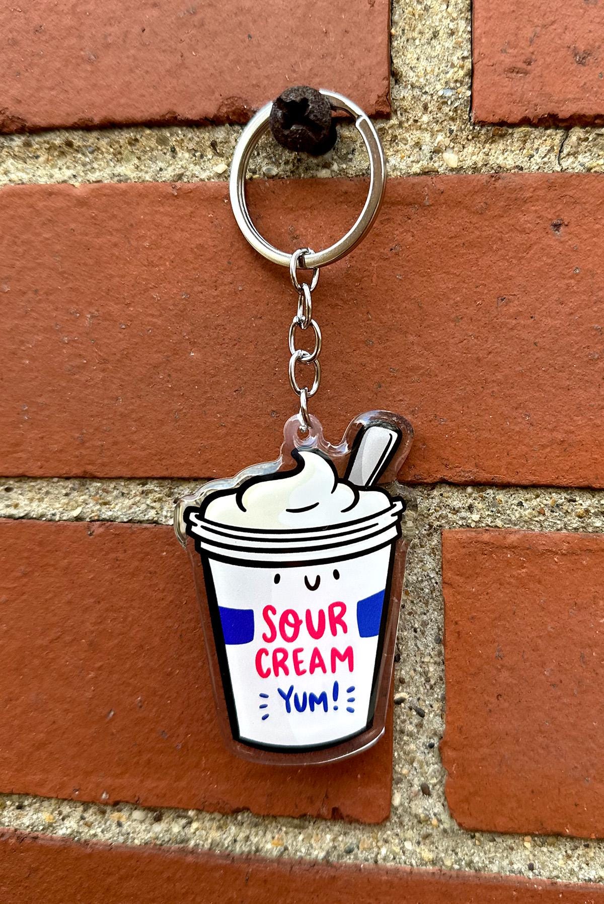 Sour Cream Keychain