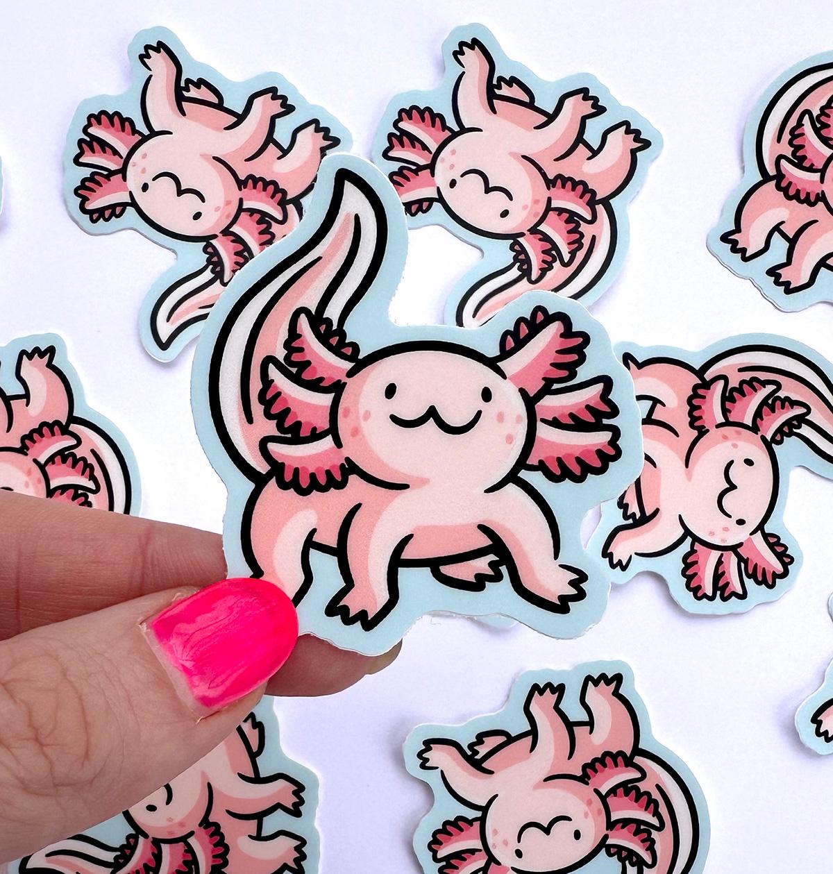 Axolotl Mini Sticker