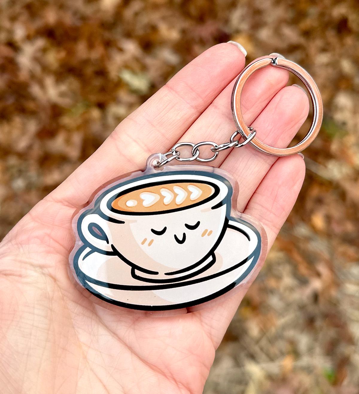 Latte Keychain