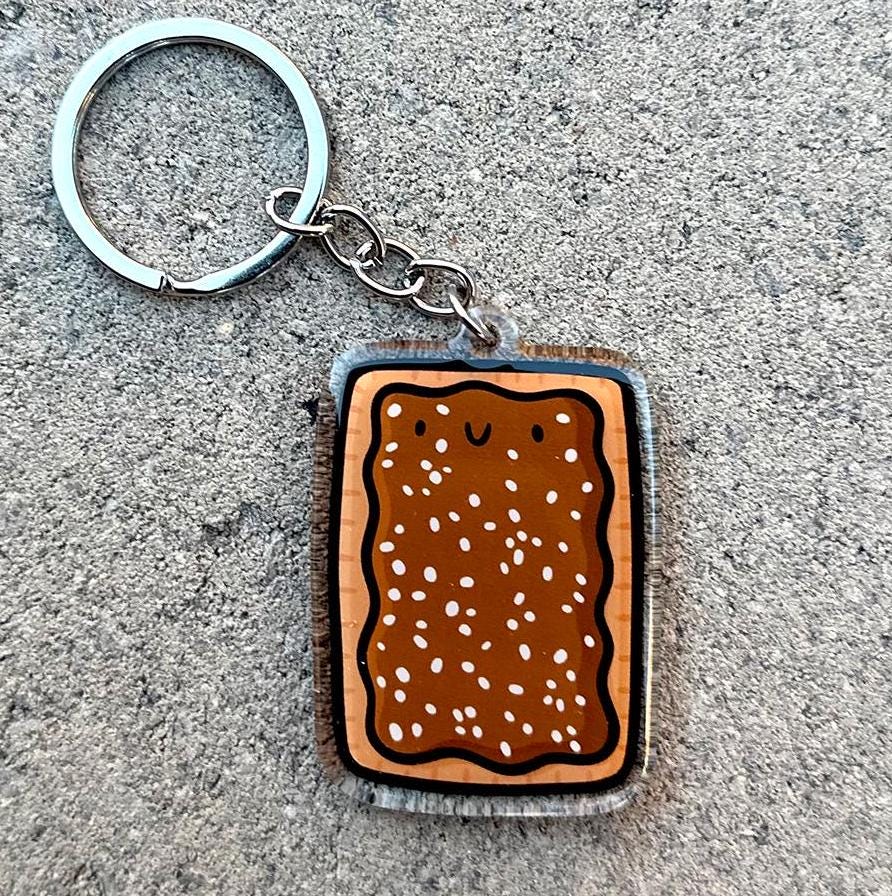 Toaster Pastry Keychain (Fudge)