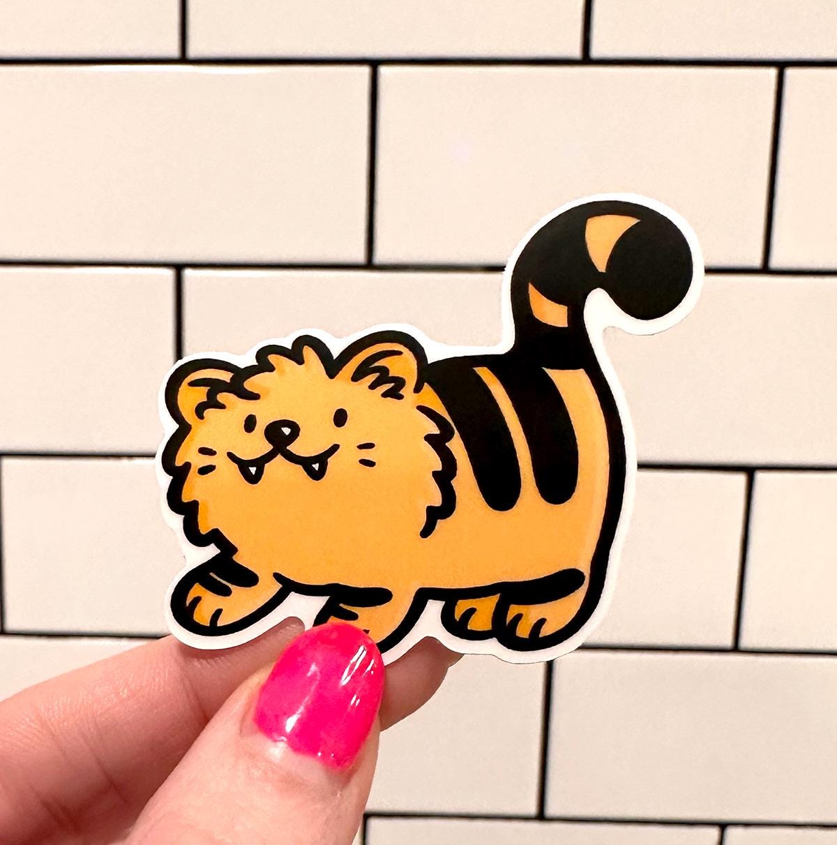 Tiger Mini Sticker