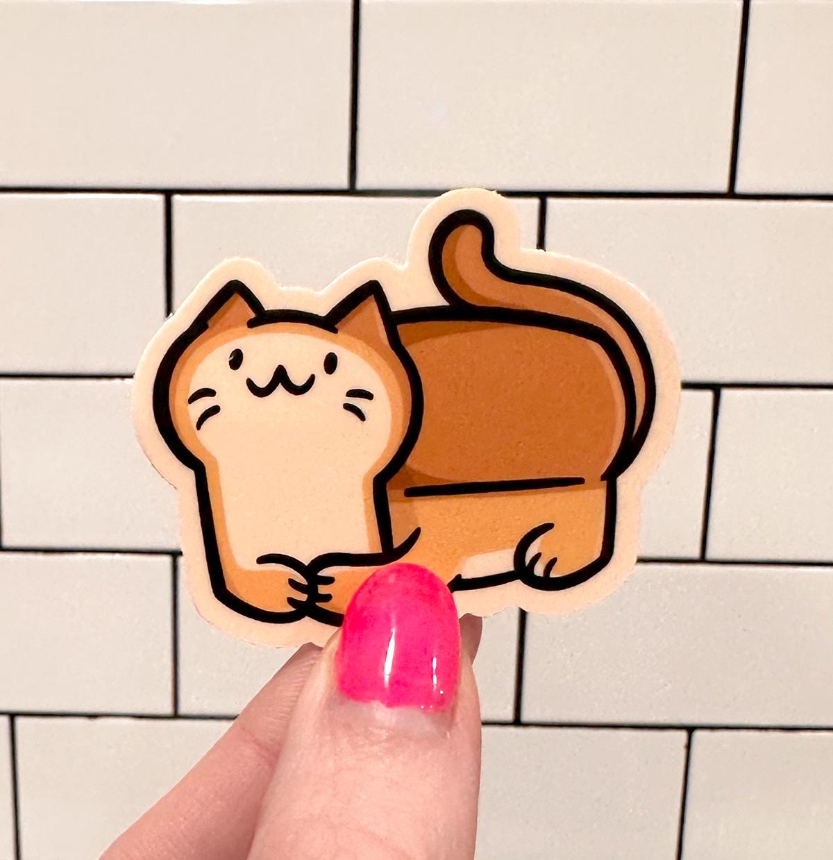 Bread Cat Mini Sticker
