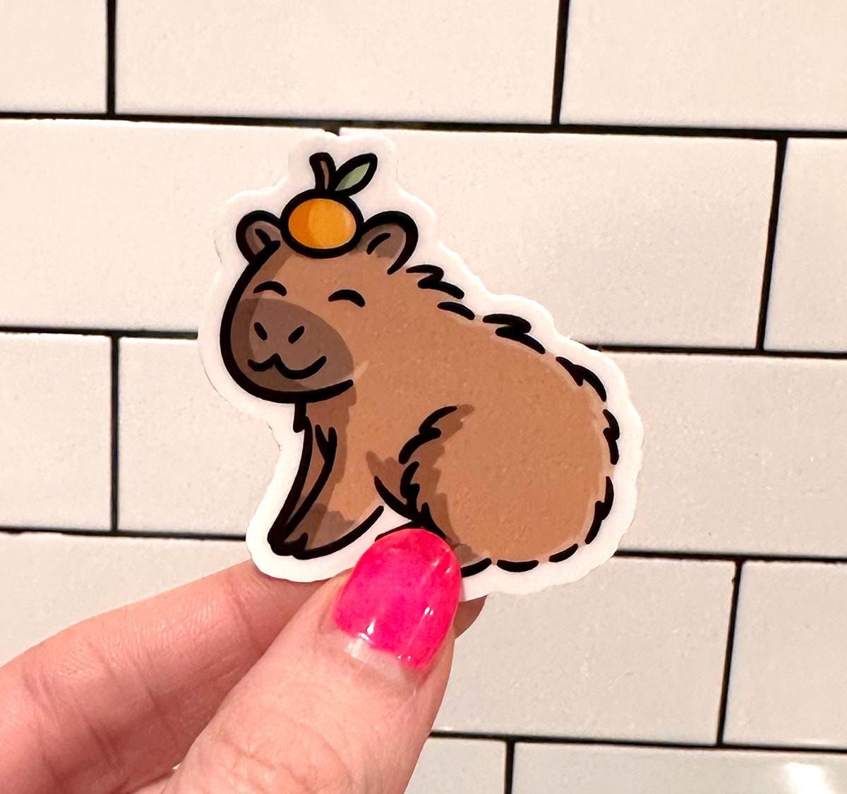 Capybara Mini Sticker