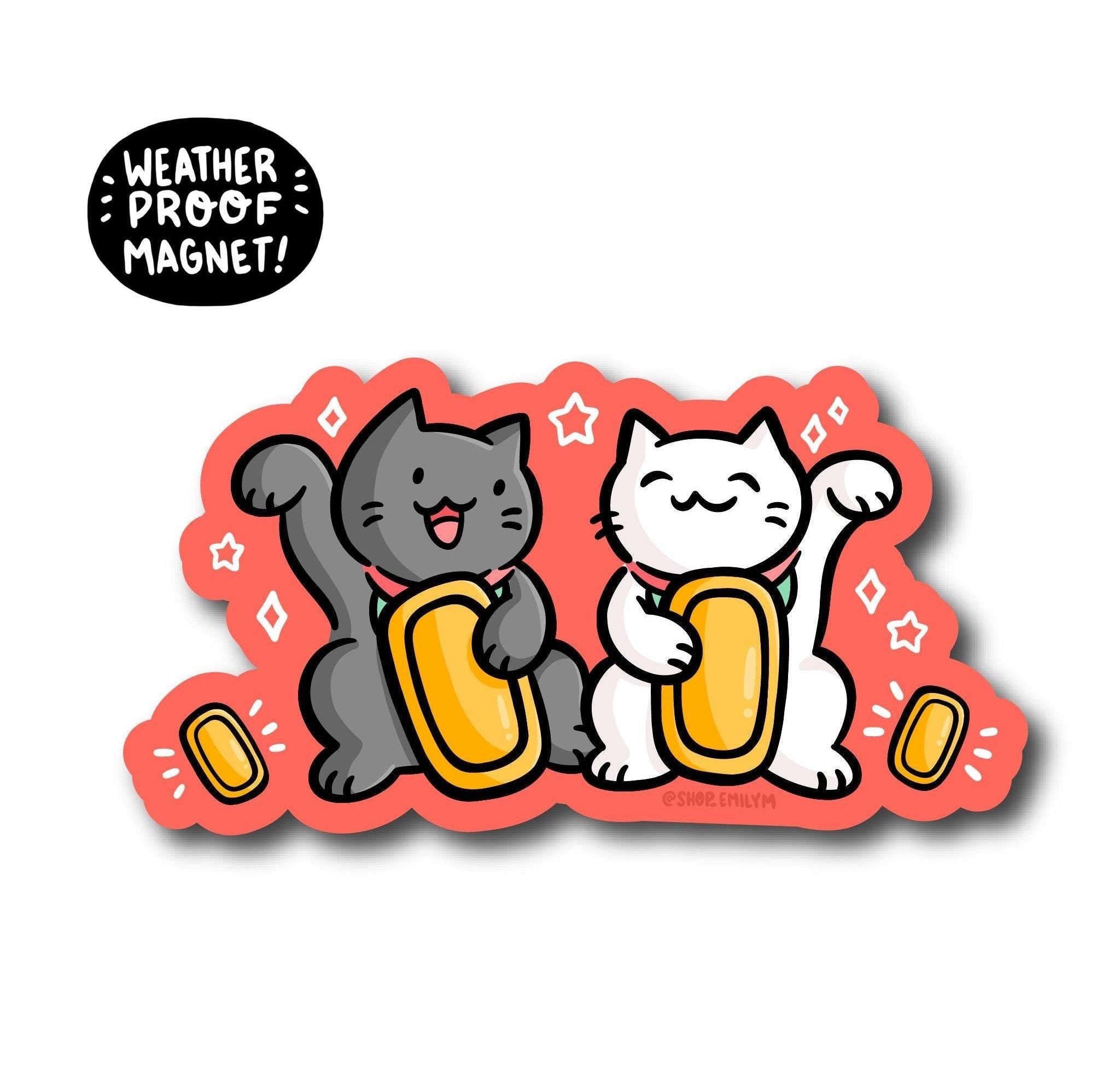 Lucky Cats Magnet