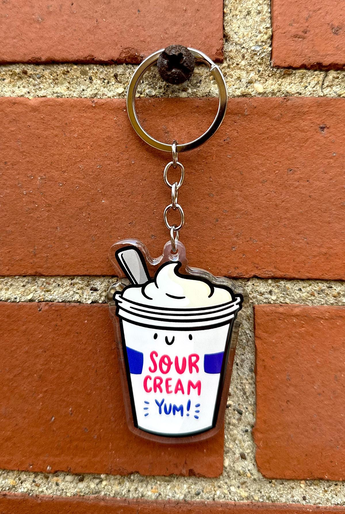 Sour Cream Keychain