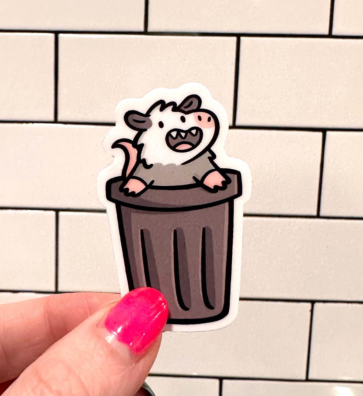 Opossum Mini Sticker