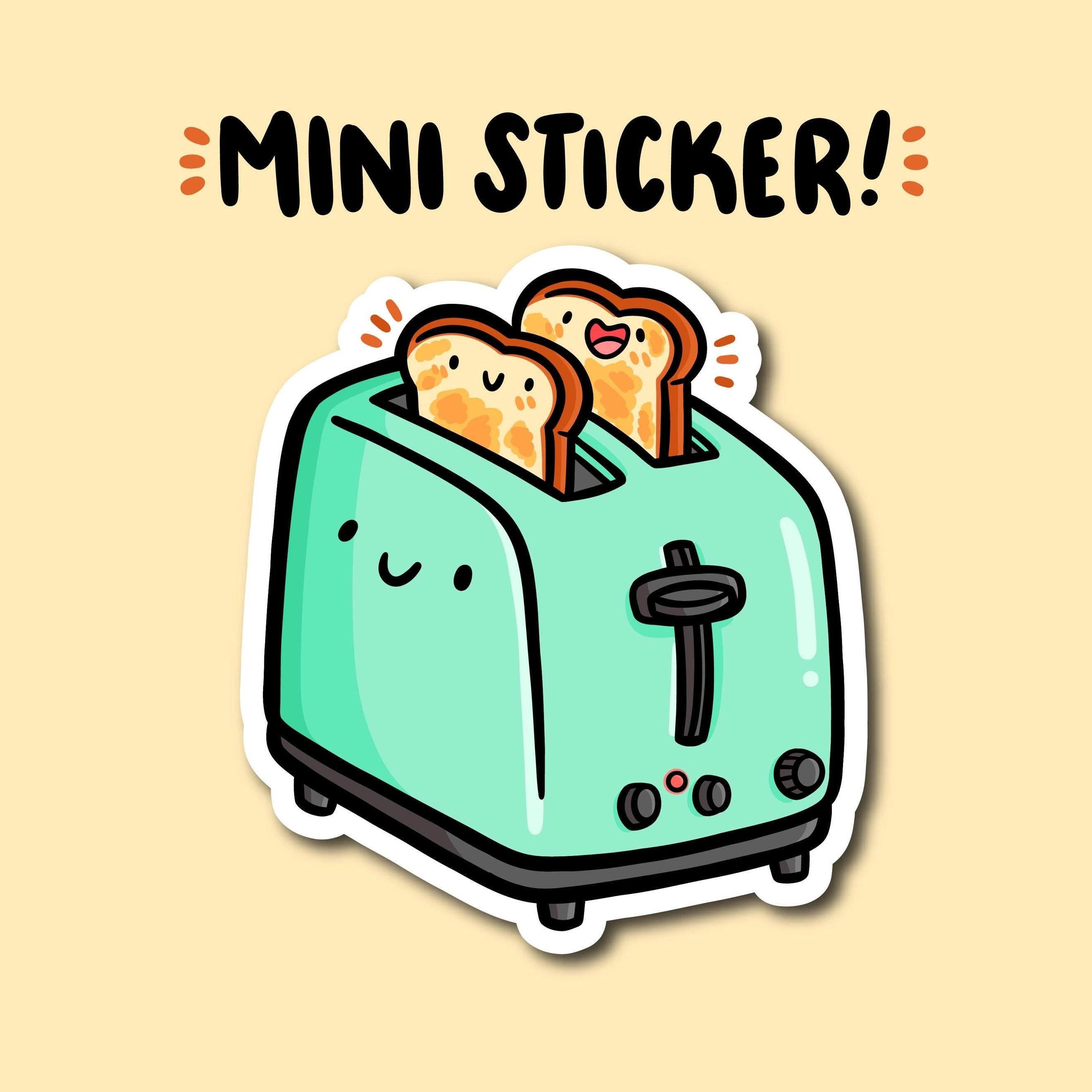 Toaster Mini Sticker