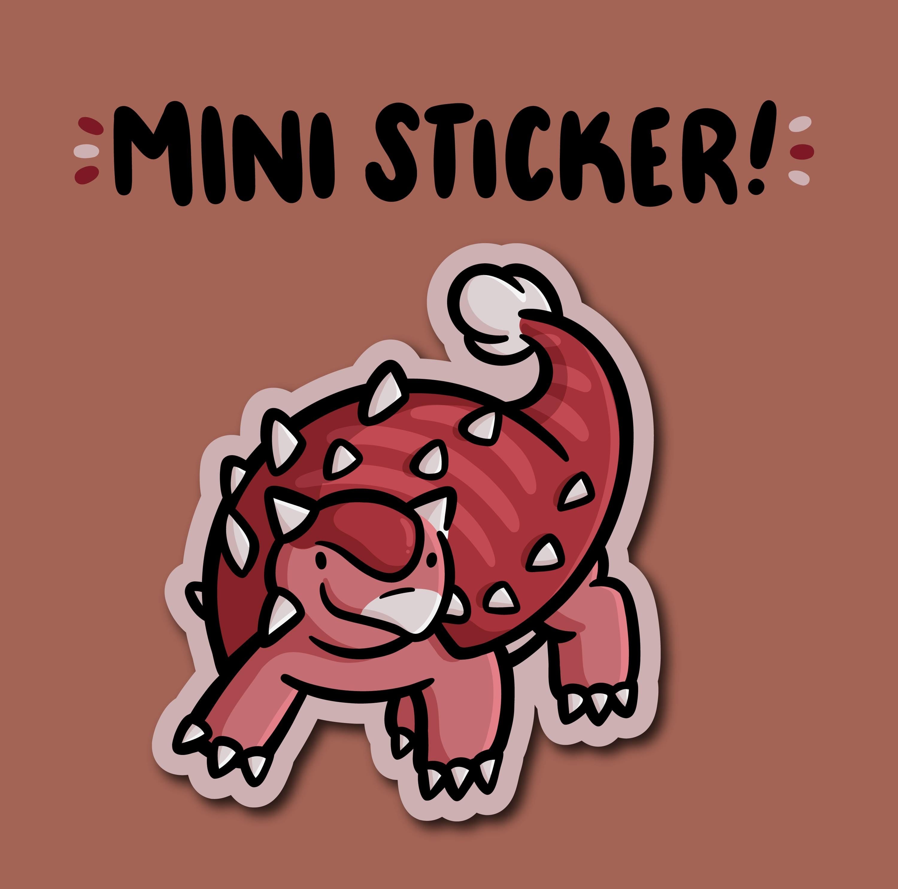 Ankylosaurus Mini Sticker