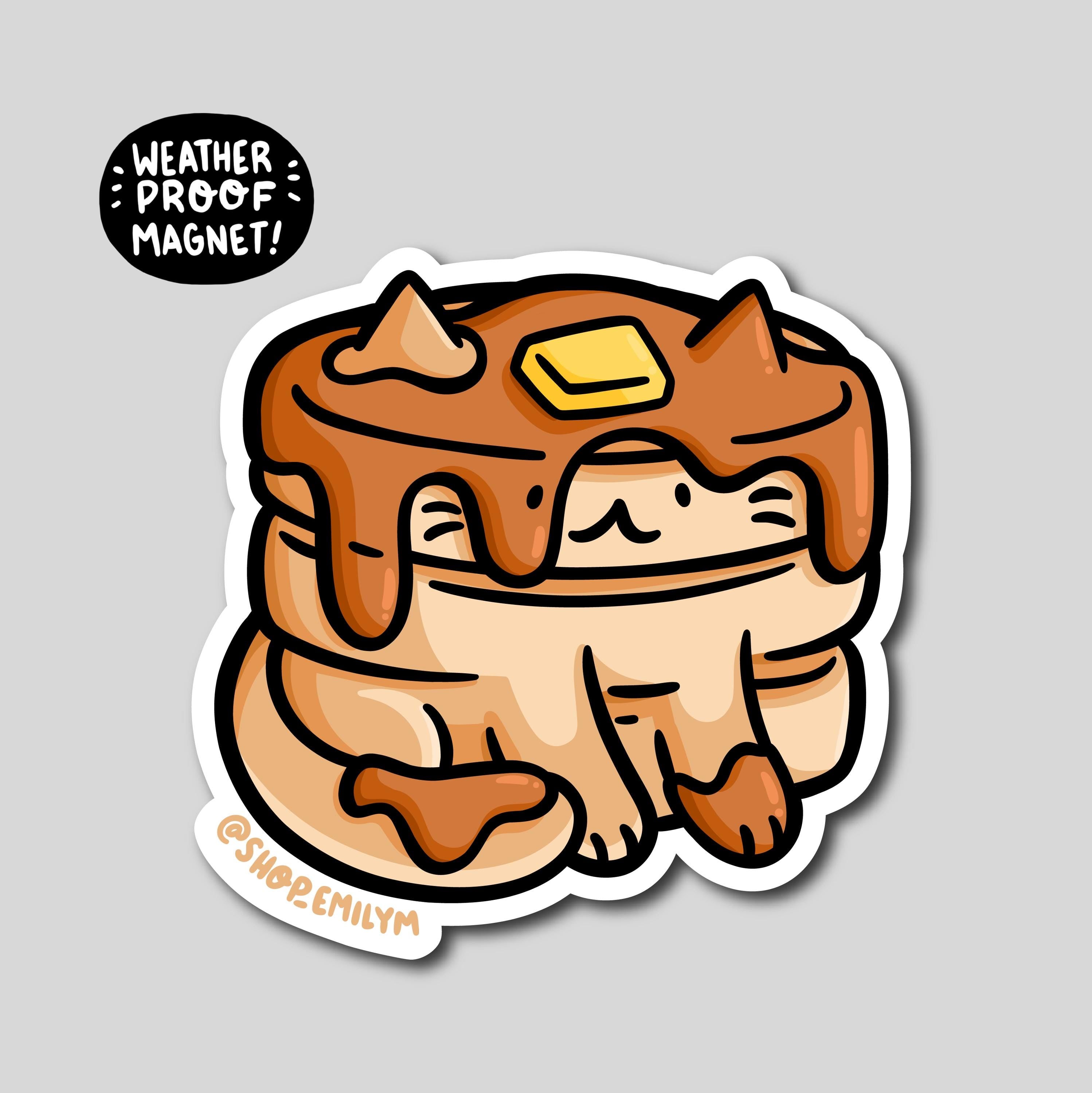 Pancakes Cat Magnet