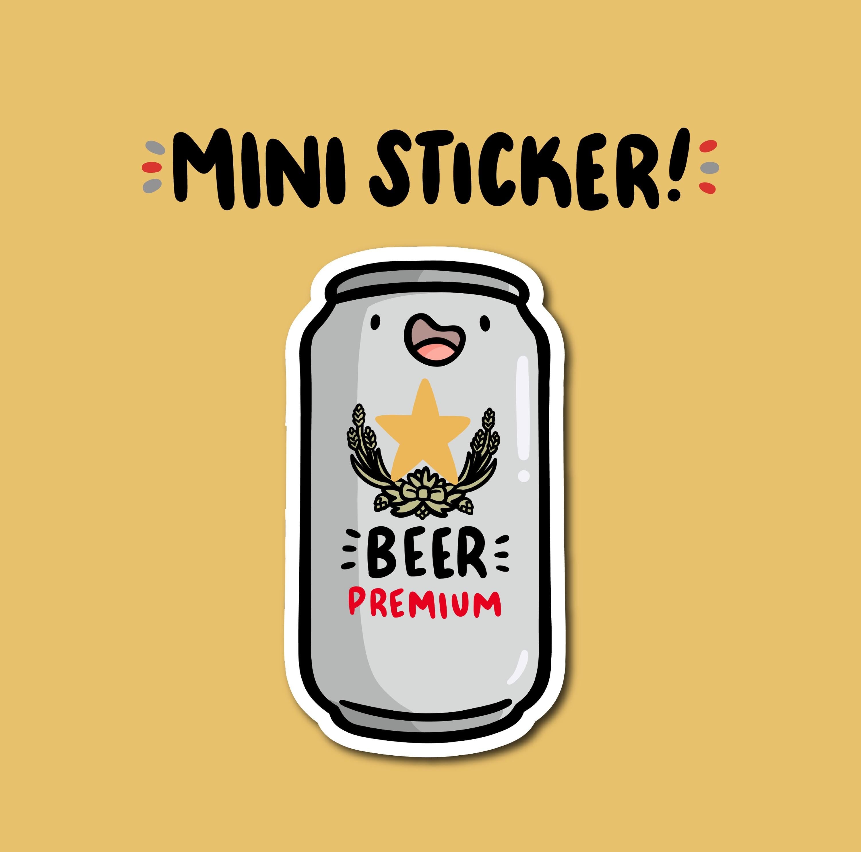 Japanese Beer Mini Sticker