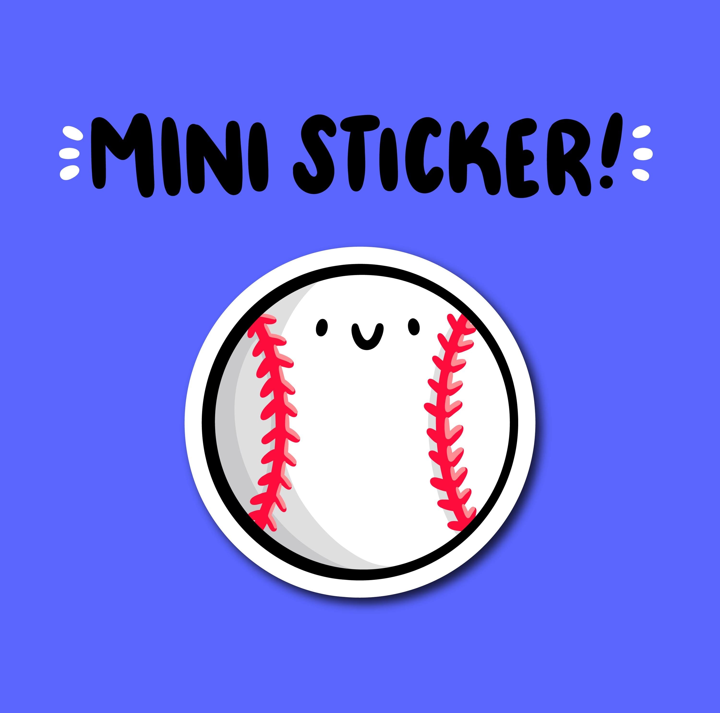 Baseball Mini Sticker