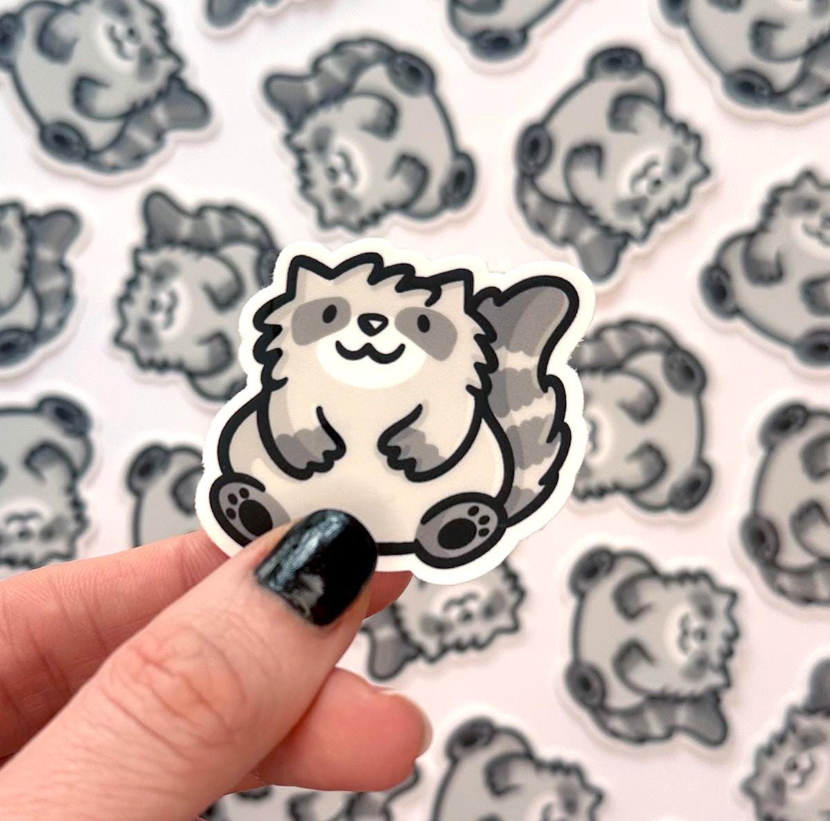 Raccoon Mini Sticker