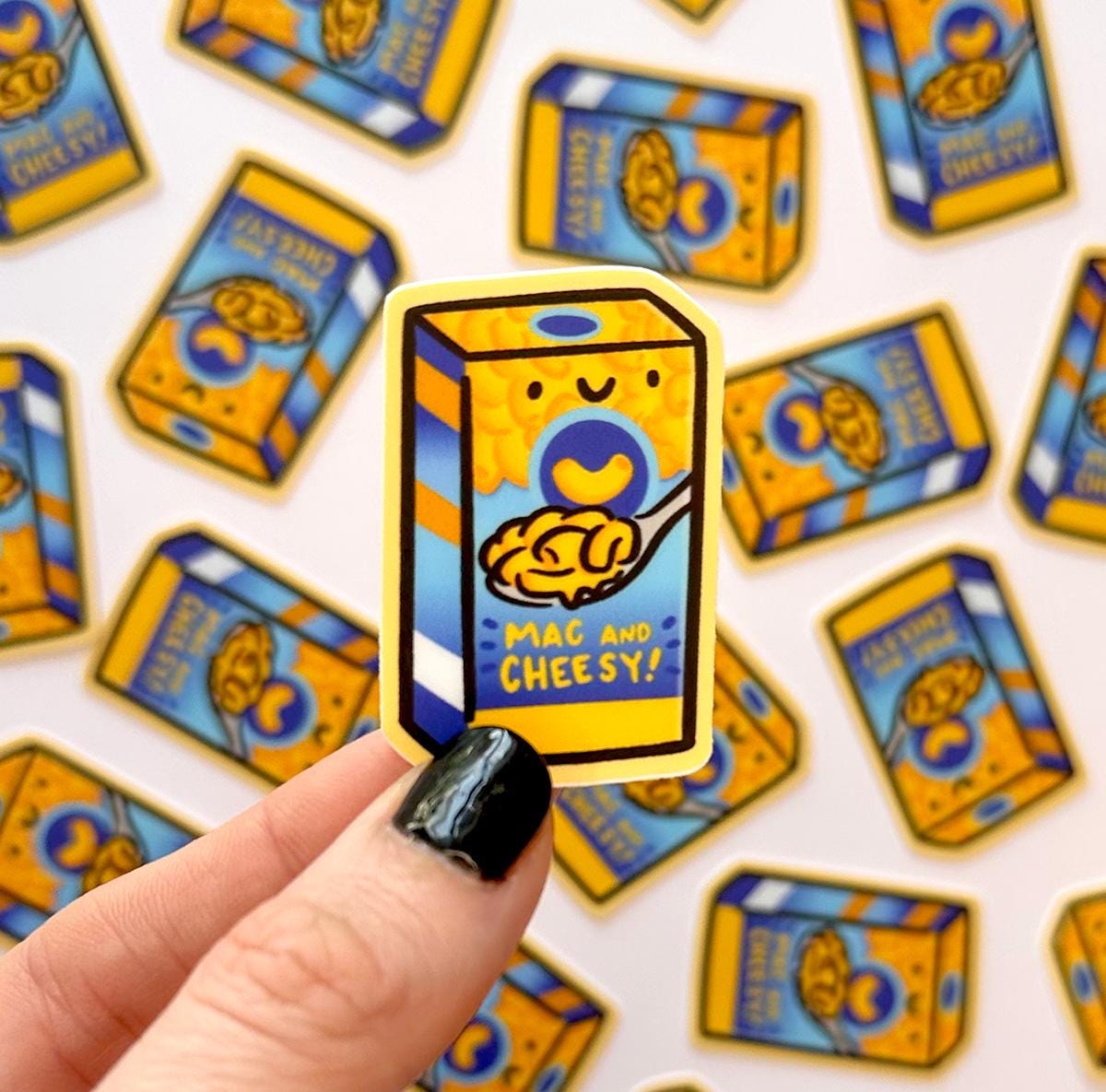 Macaroni & Cheese Box Mini Sticker