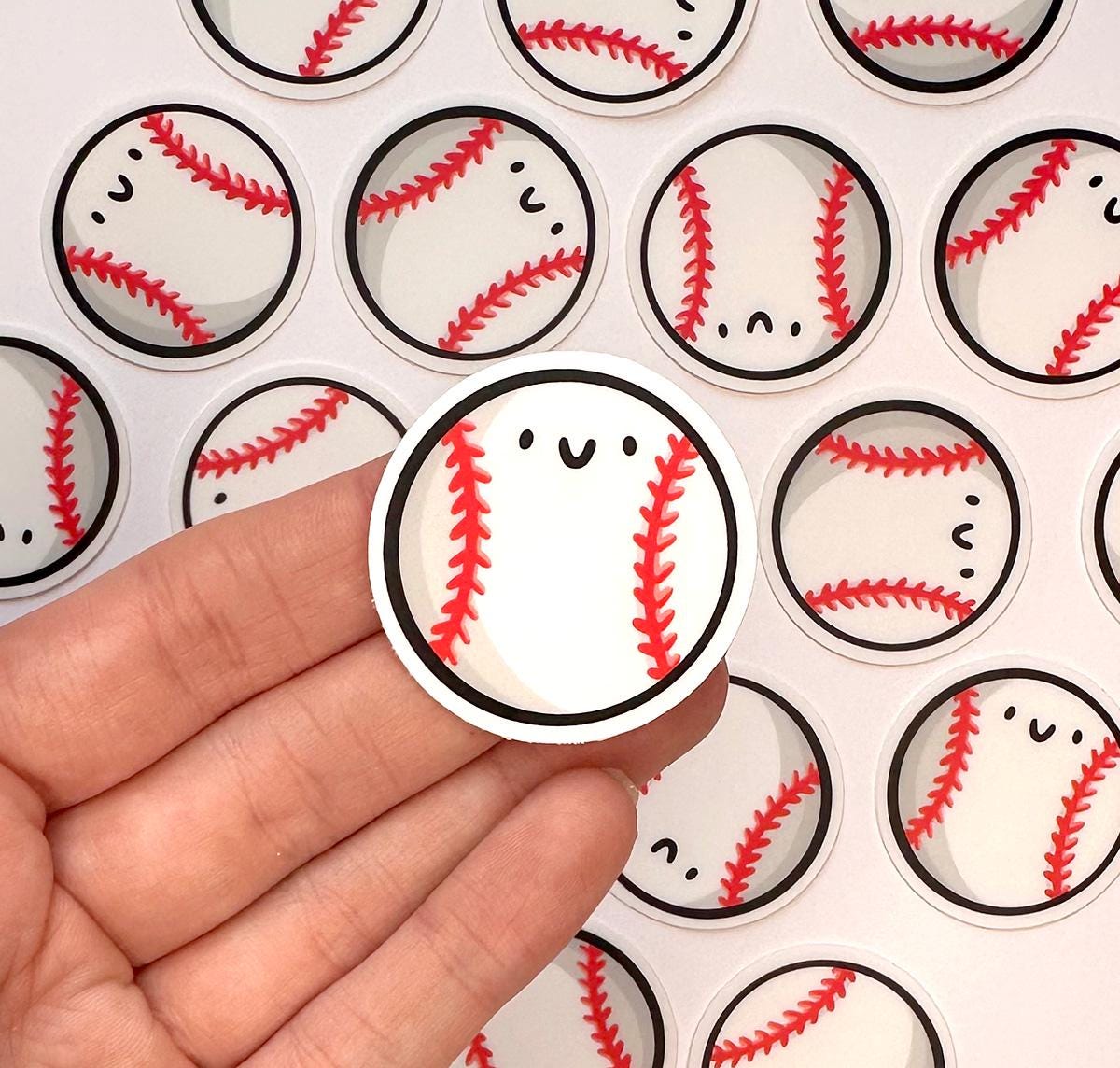 Baseball Mini Sticker