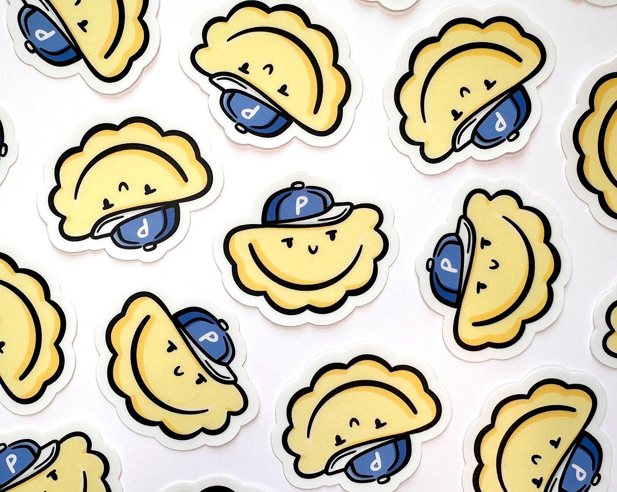 Pittsburgh Pierogi Mini Sticker (Potato)