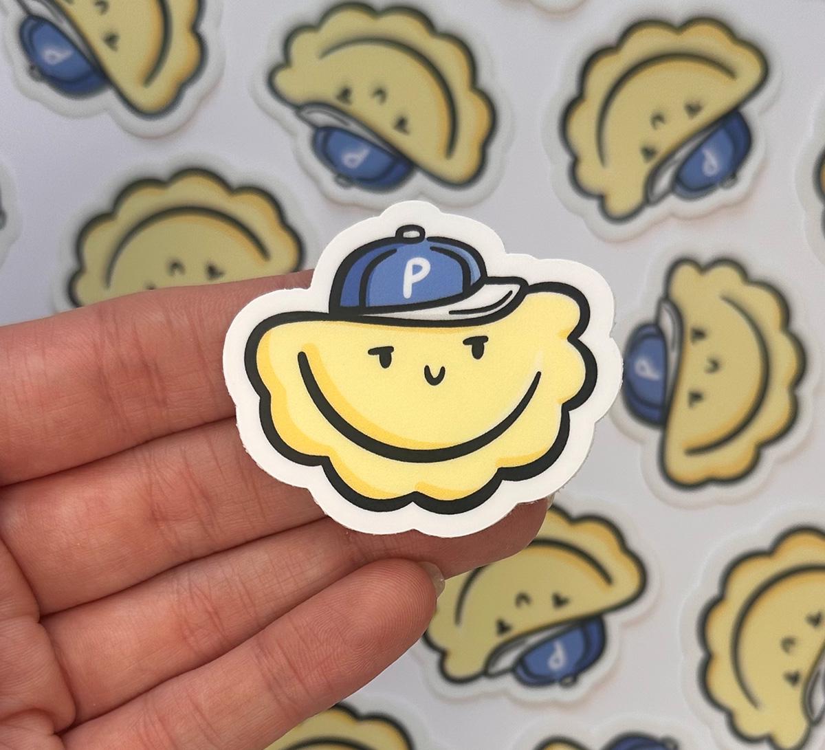 Pittsburgh Pierogi Mini Sticker (Potato)