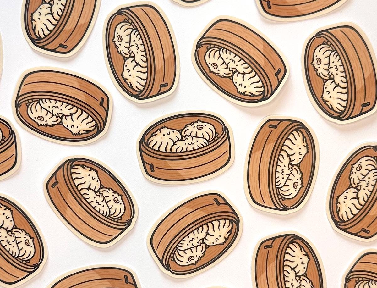 Steamed Buns Mini Sticker