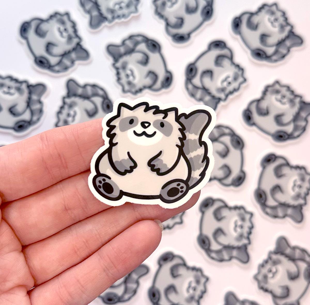 Raccoon Mini Sticker