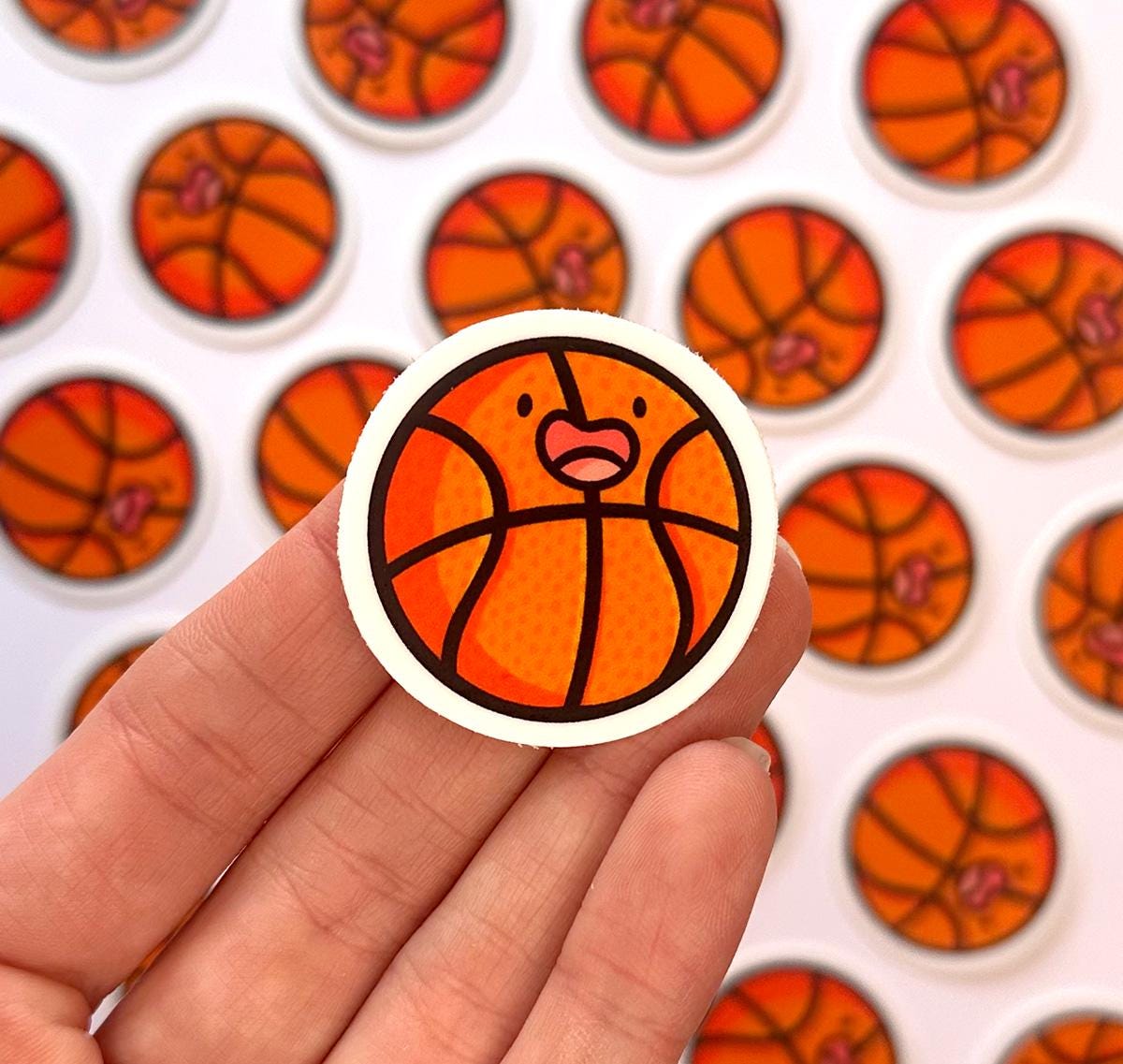 Basketball Mini Sticker