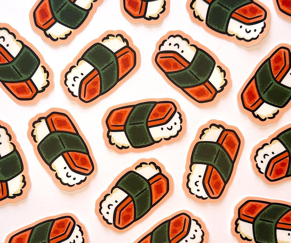 Musubi Mini Sticker