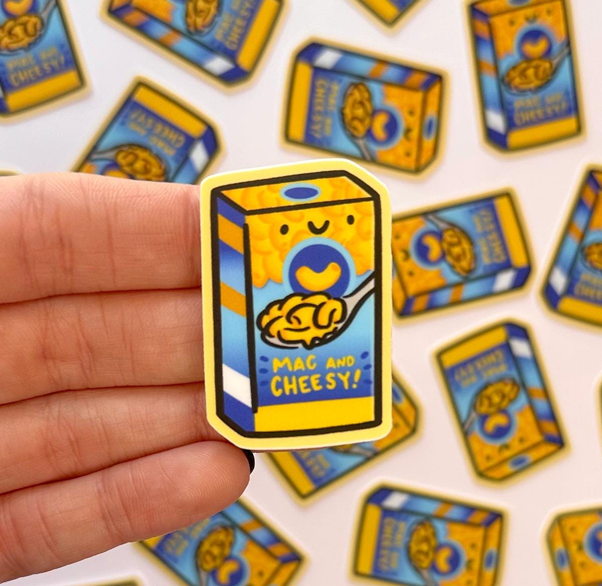 Macaroni & Cheese Box Mini Sticker