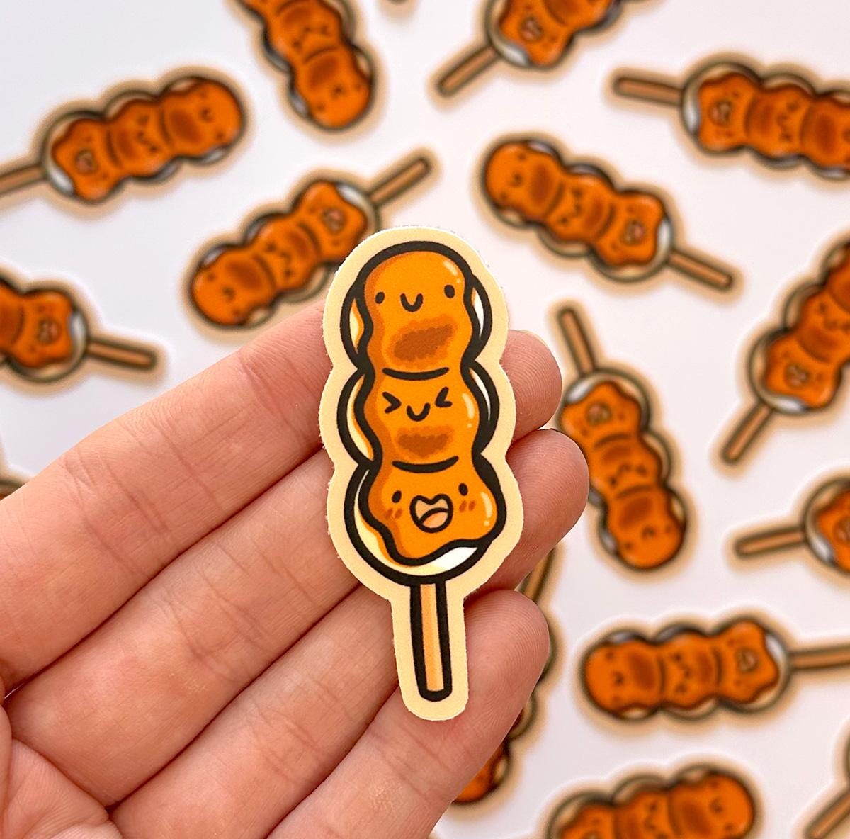 Mitarashi Dango Mini Sticker