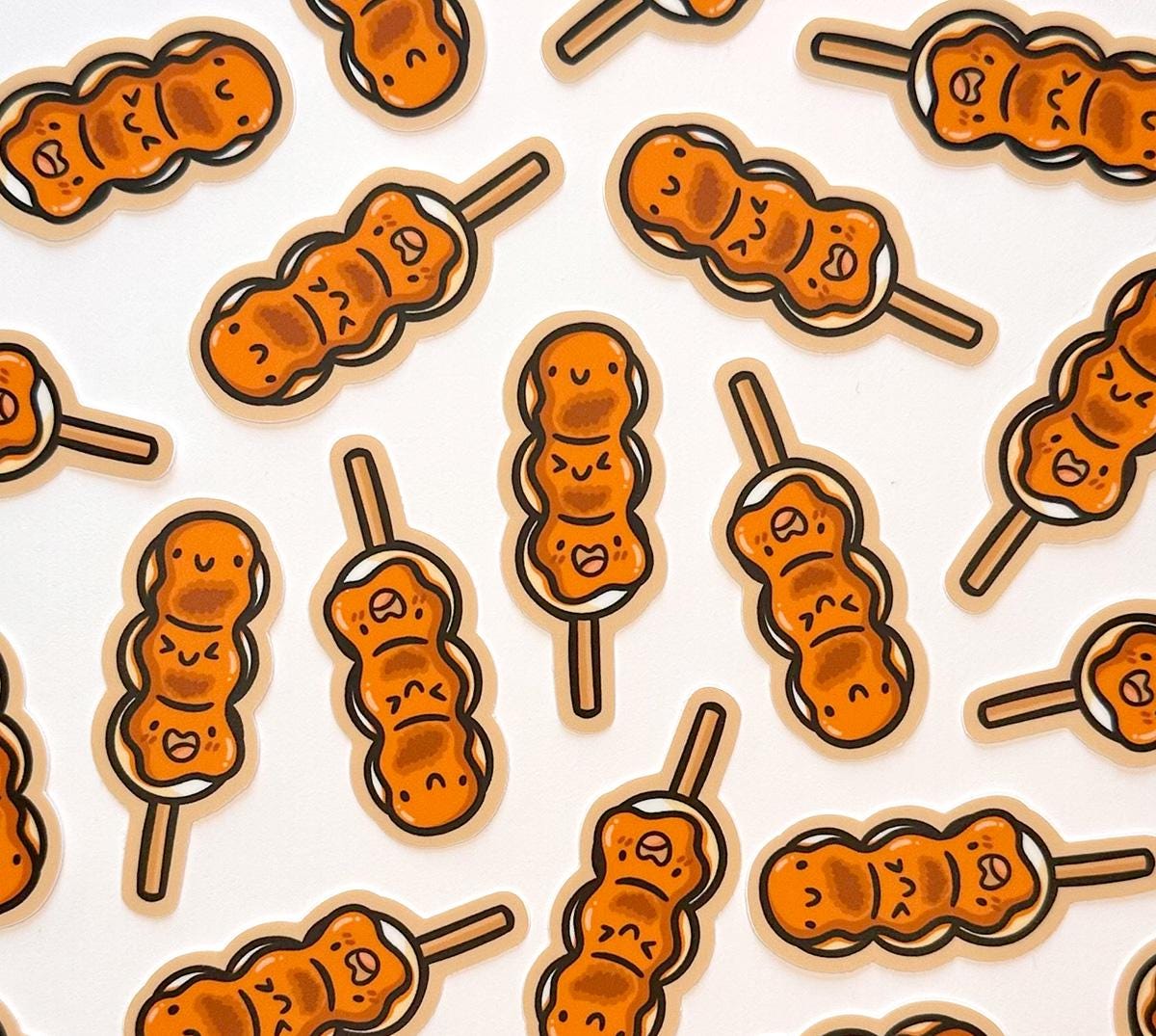 Mitarashi Dango Mini Sticker