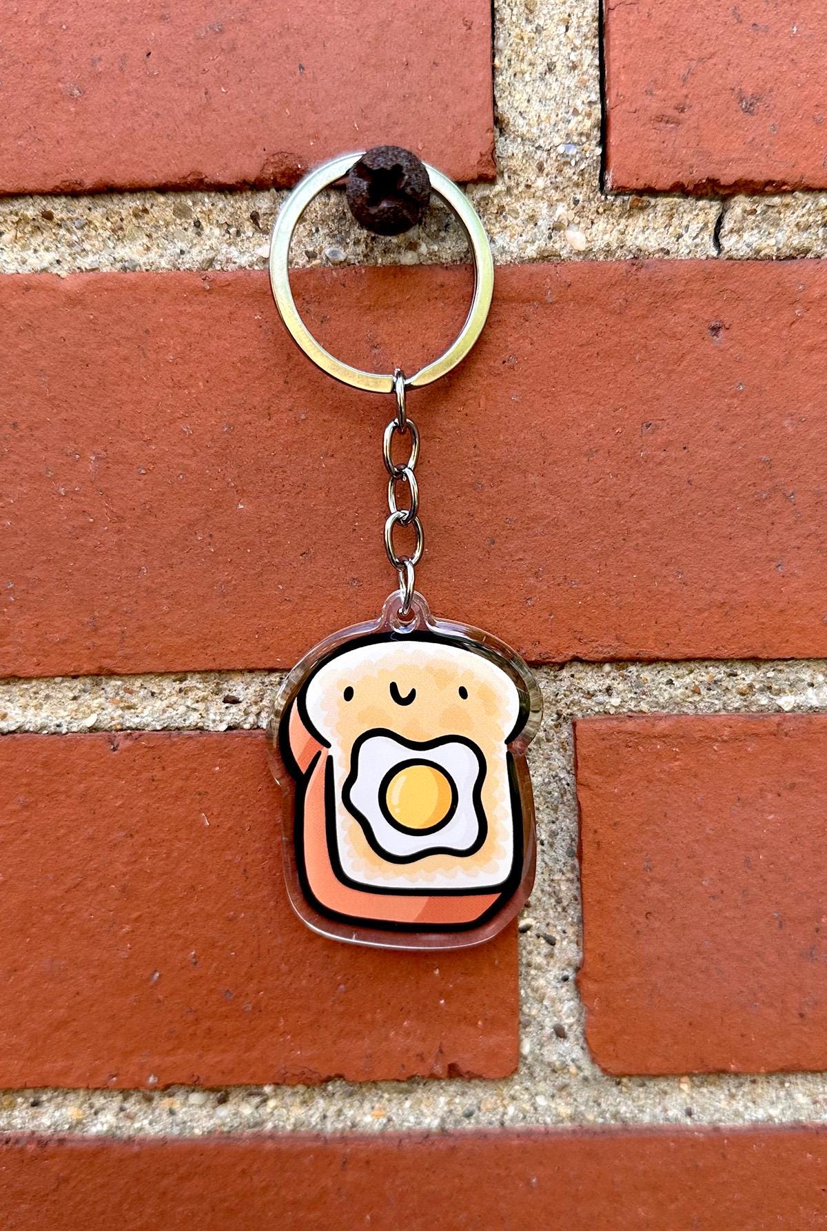 Egg & Toast Keychain