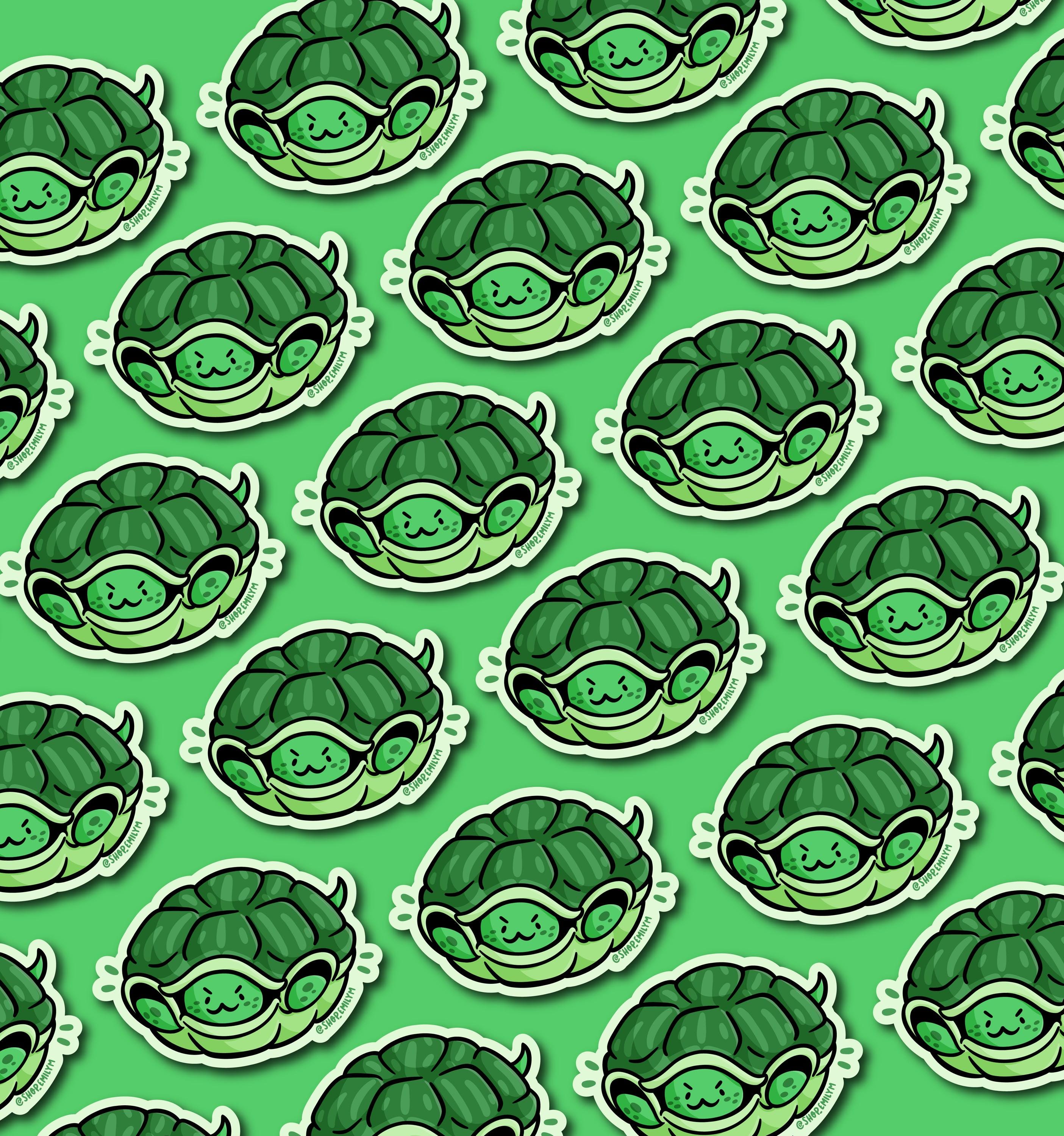 Turtle in Shell Magnet