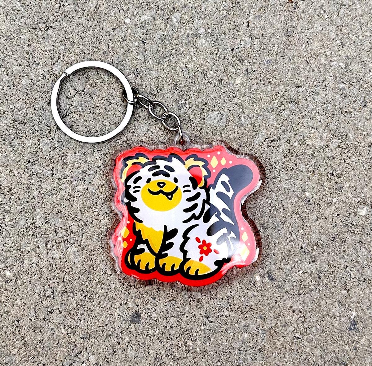 Tiger Zodiac Keychain