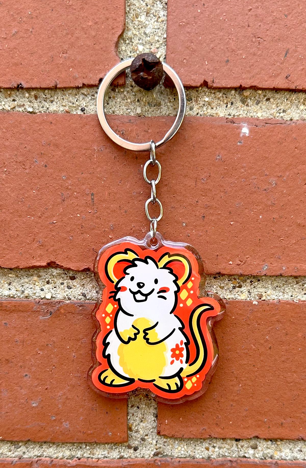 Rat Zodiac Keychain