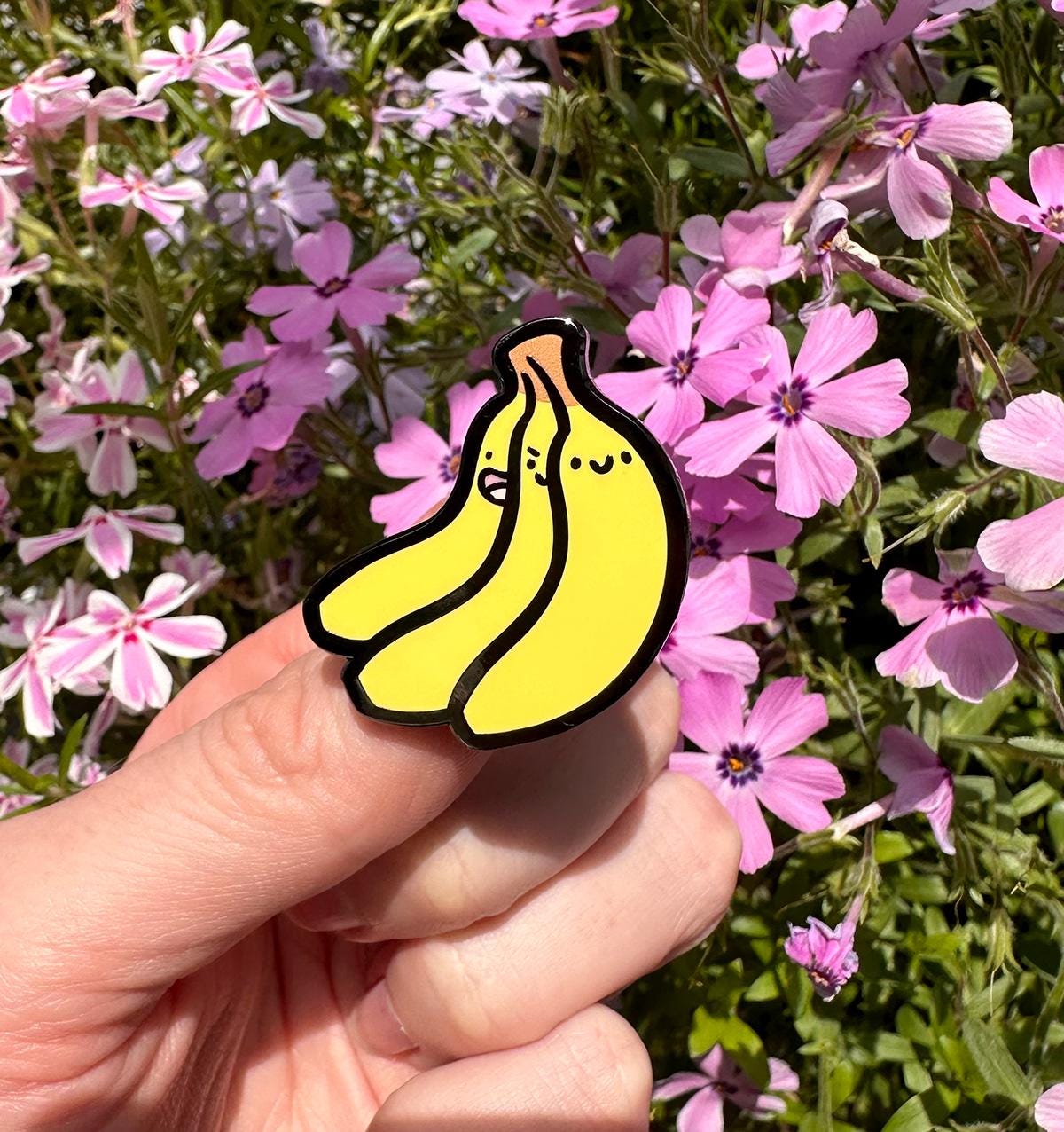 Bananas Enamel Pin