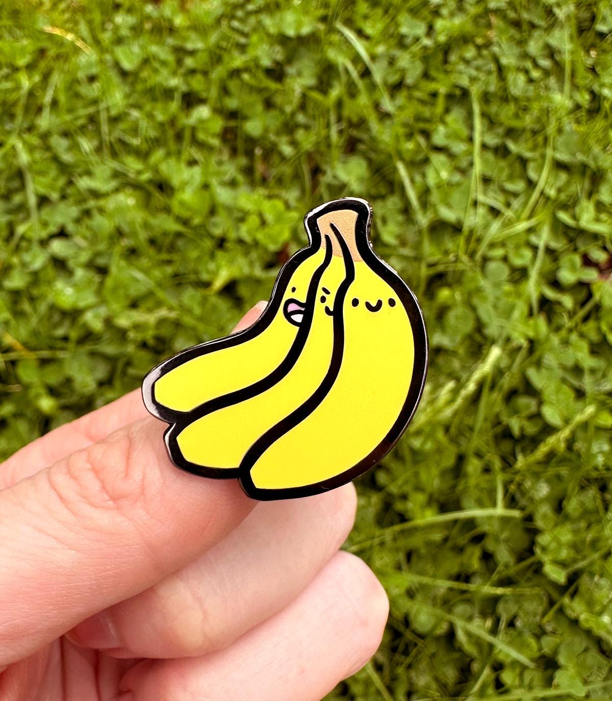 Bananas Enamel Pin