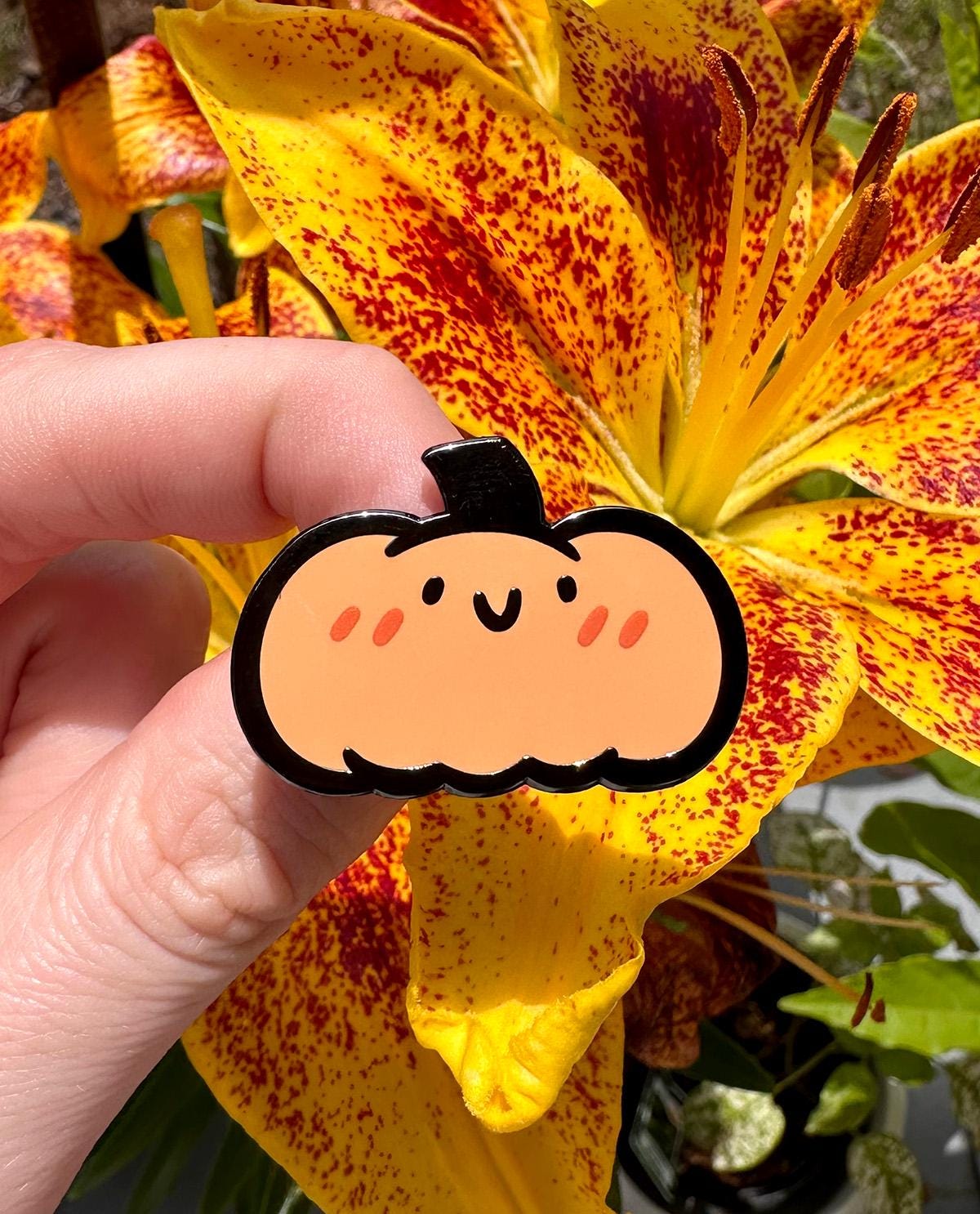 Pumpkin Enamel Pin