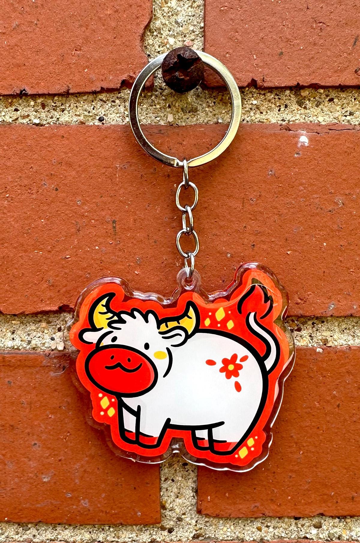 Ox Zodiac Keychain