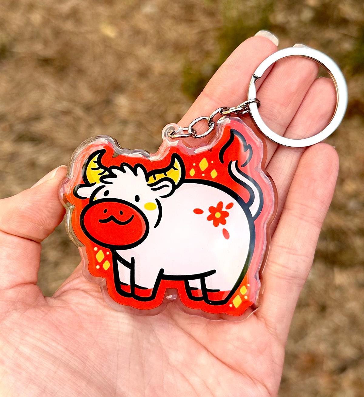Ox Zodiac Keychain