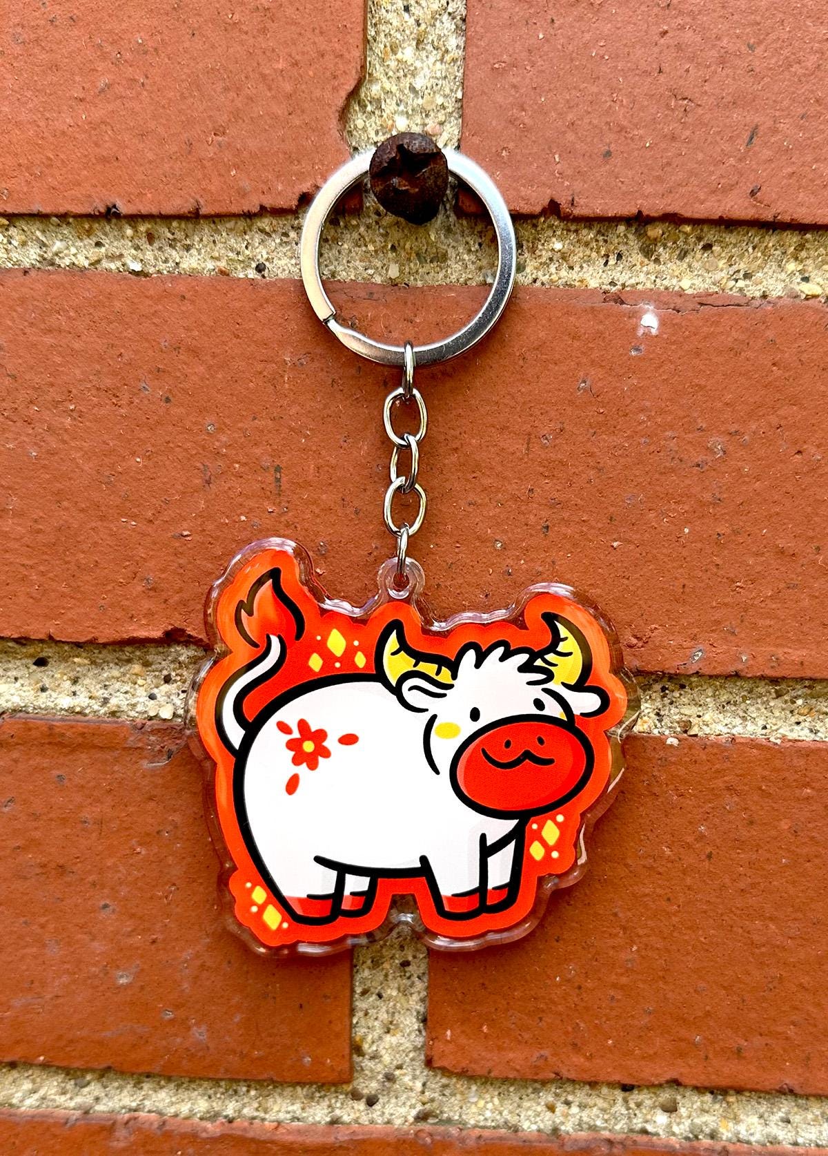 Ox Zodiac Keychain
