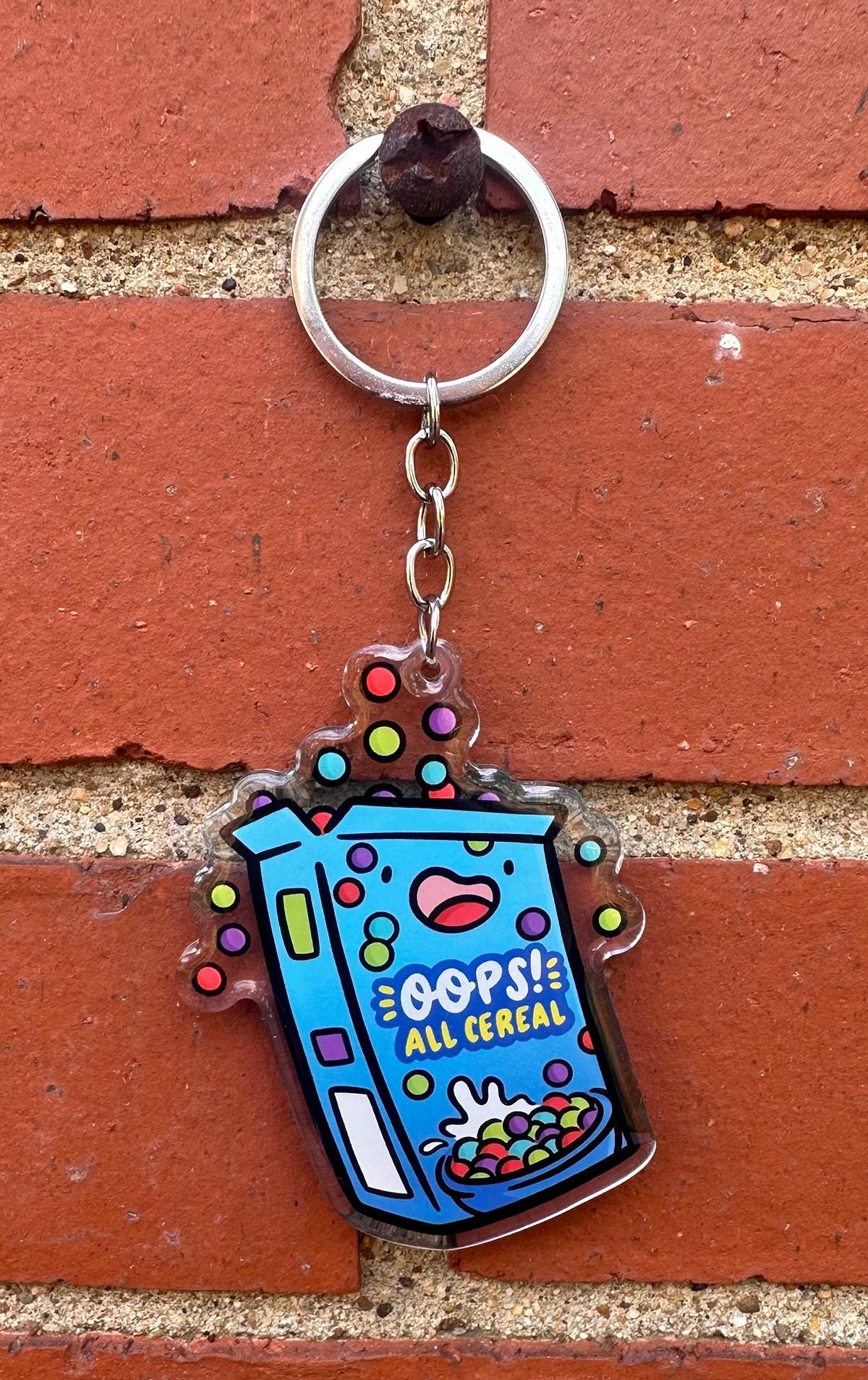 Oops! All Cereal Keychain