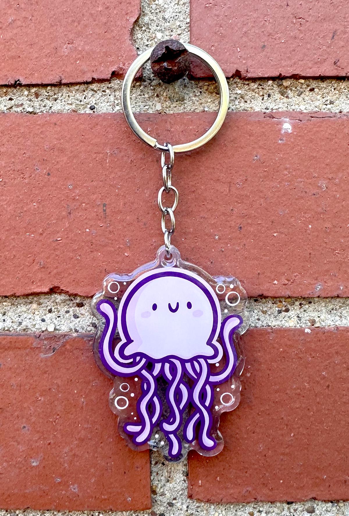 Jellyfish Keychain