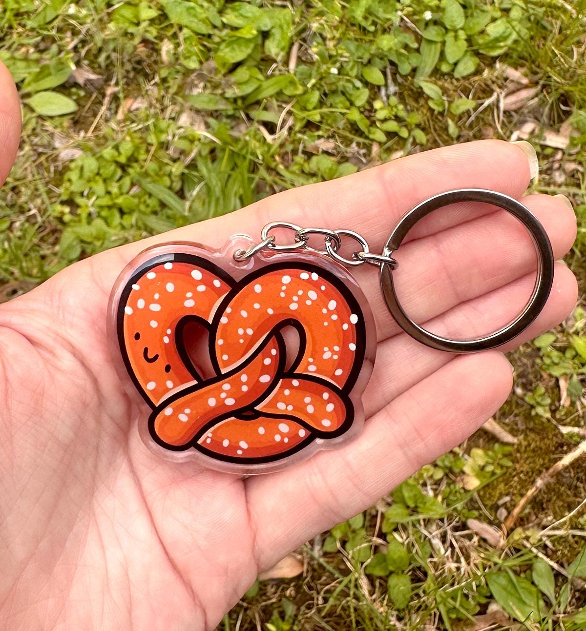 Pretzel Keychain