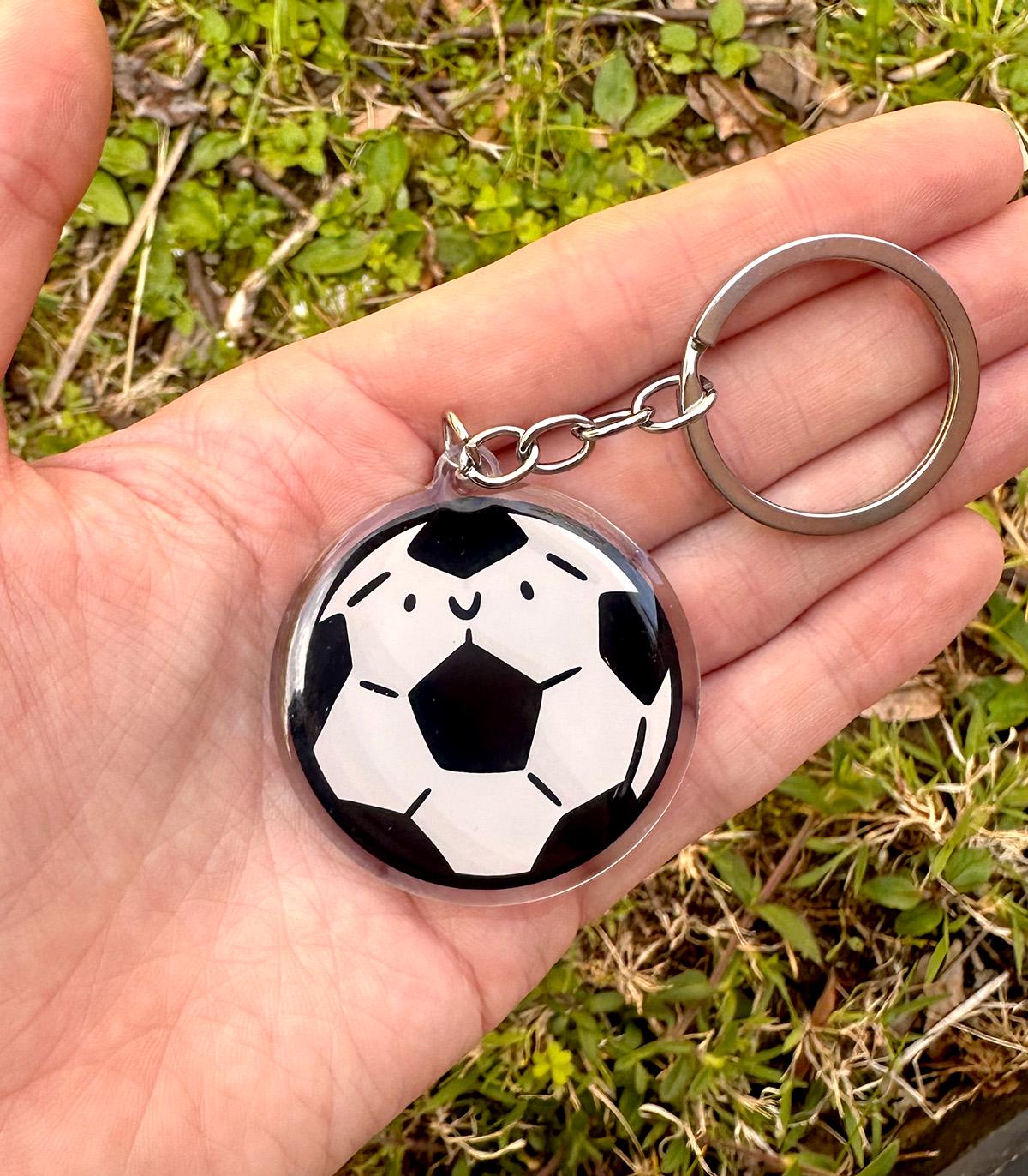 Soccer Keychain