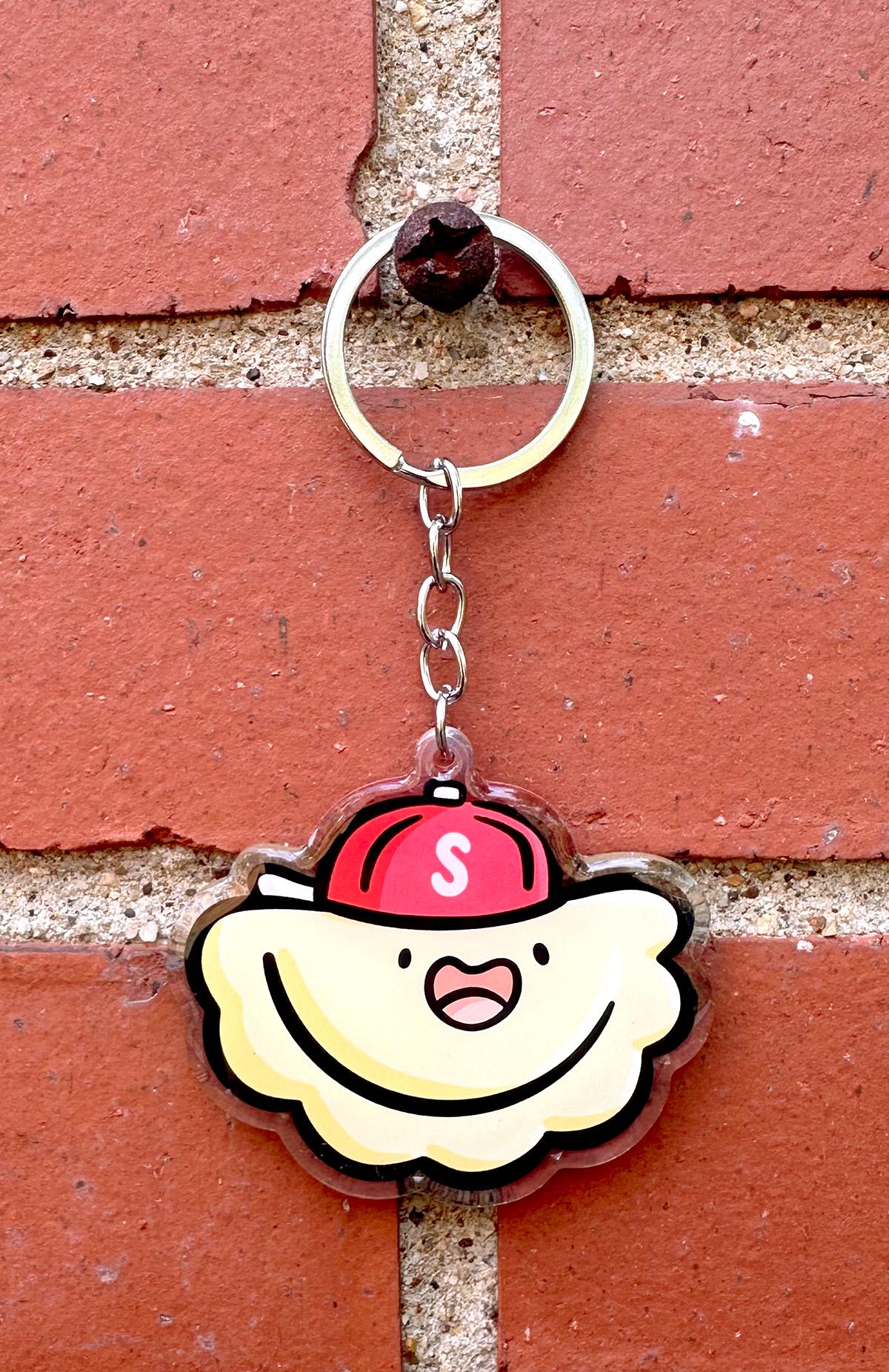 Pittsburgh PIerogi Keychain (Sauerkraut)