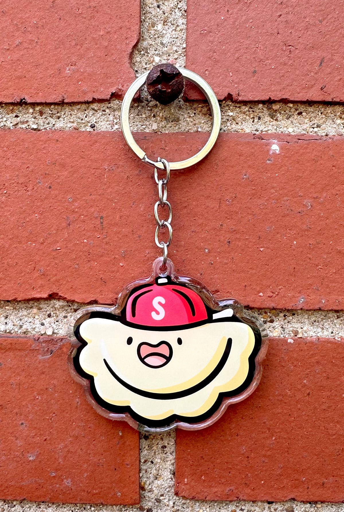Pittsburgh PIerogi Keychain (Sauerkraut)