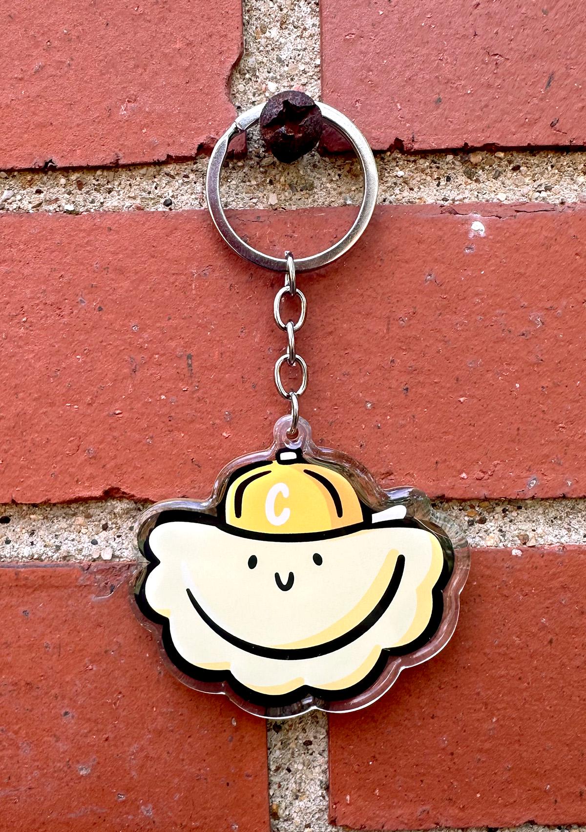 Pittsburgh PIerogi Keychain (Cheddar)