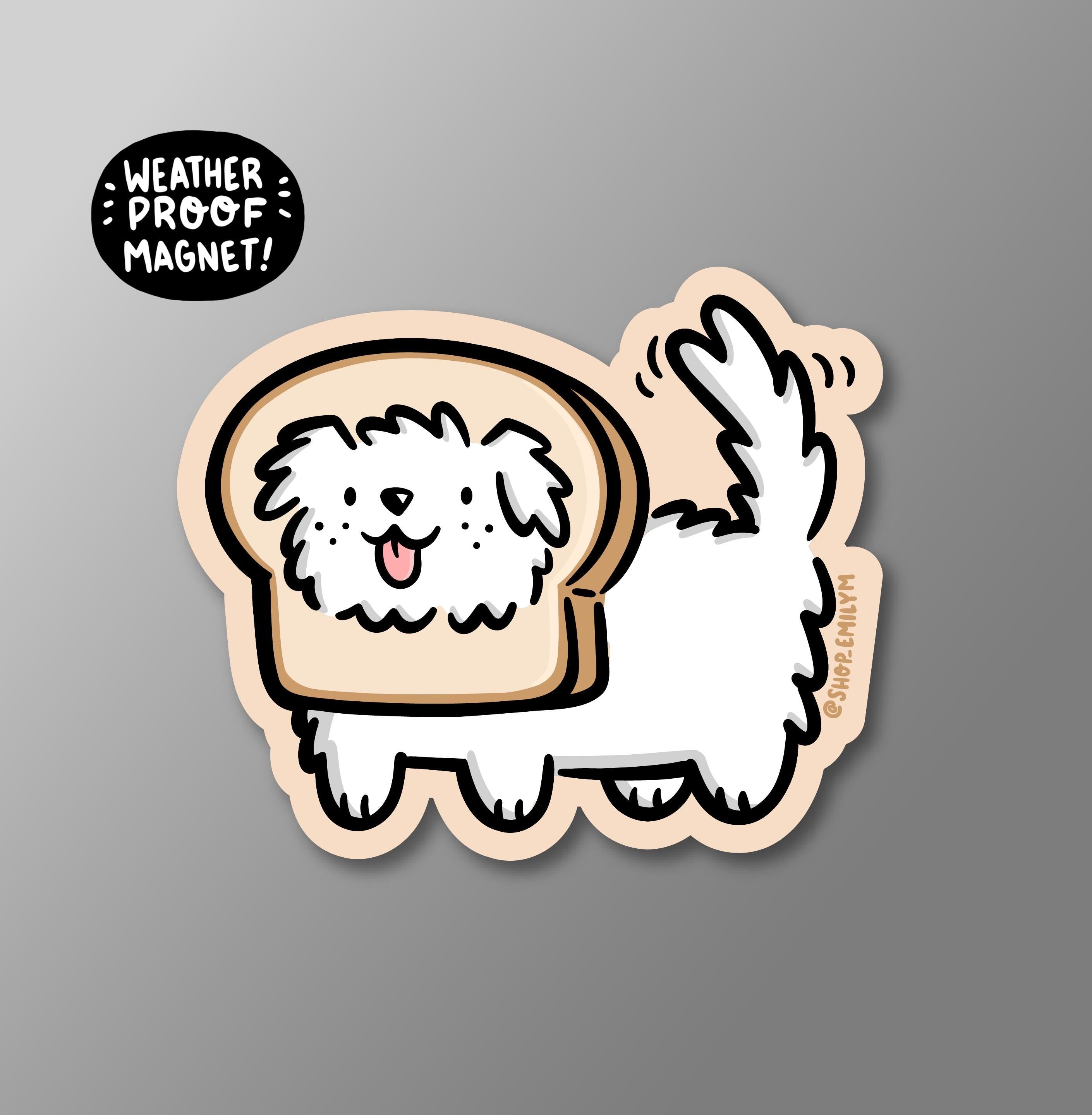Bread Dog Magnet