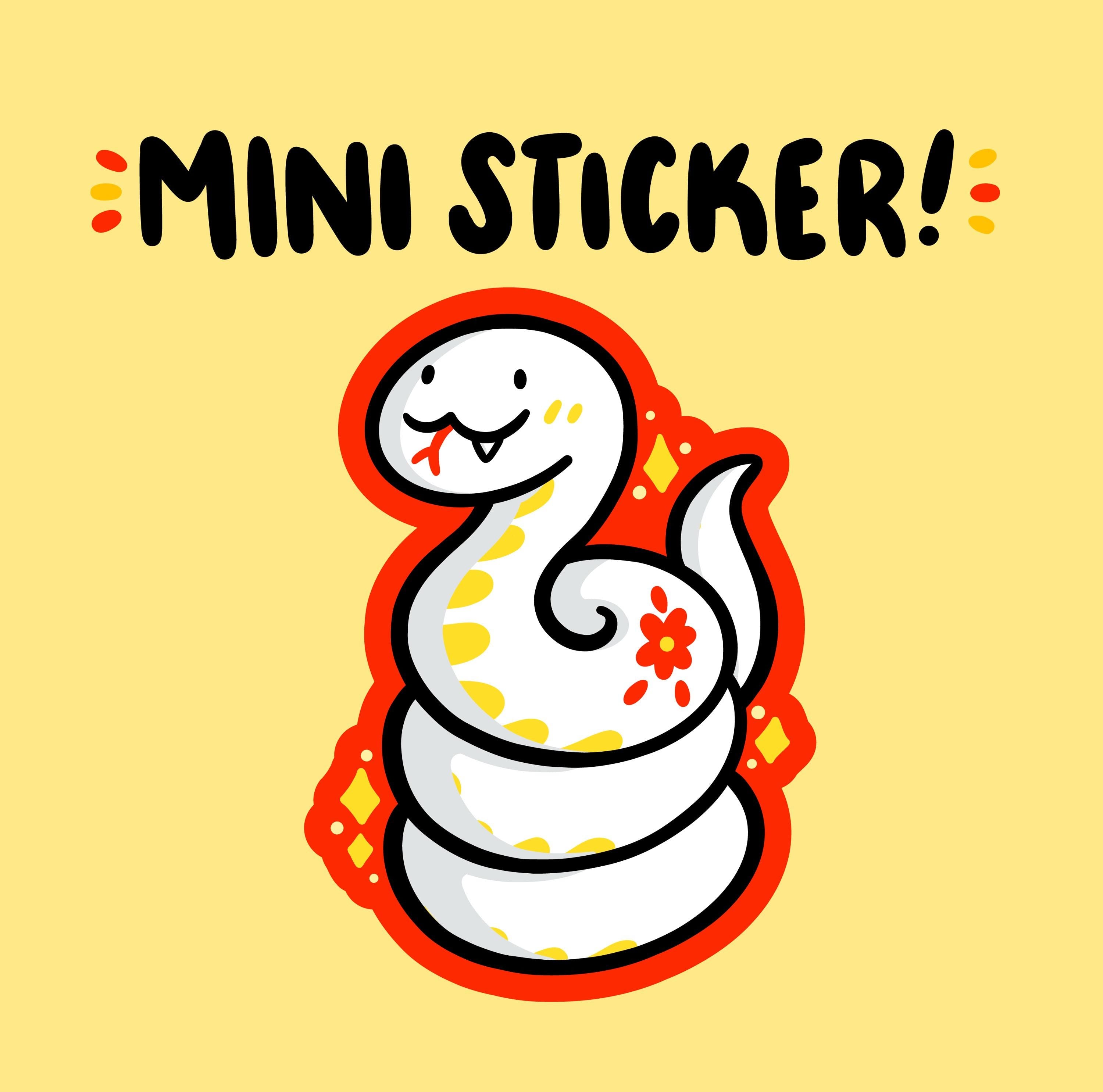 Snake Zodiac Mini Sticker