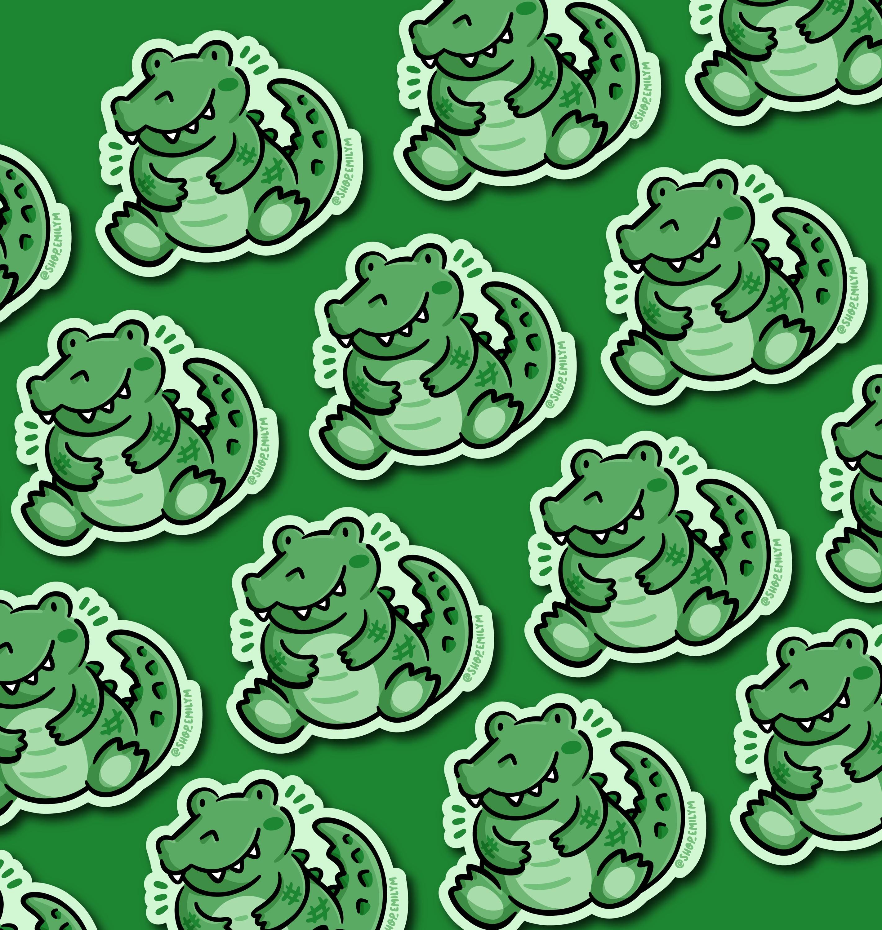 Crocodile Sticker